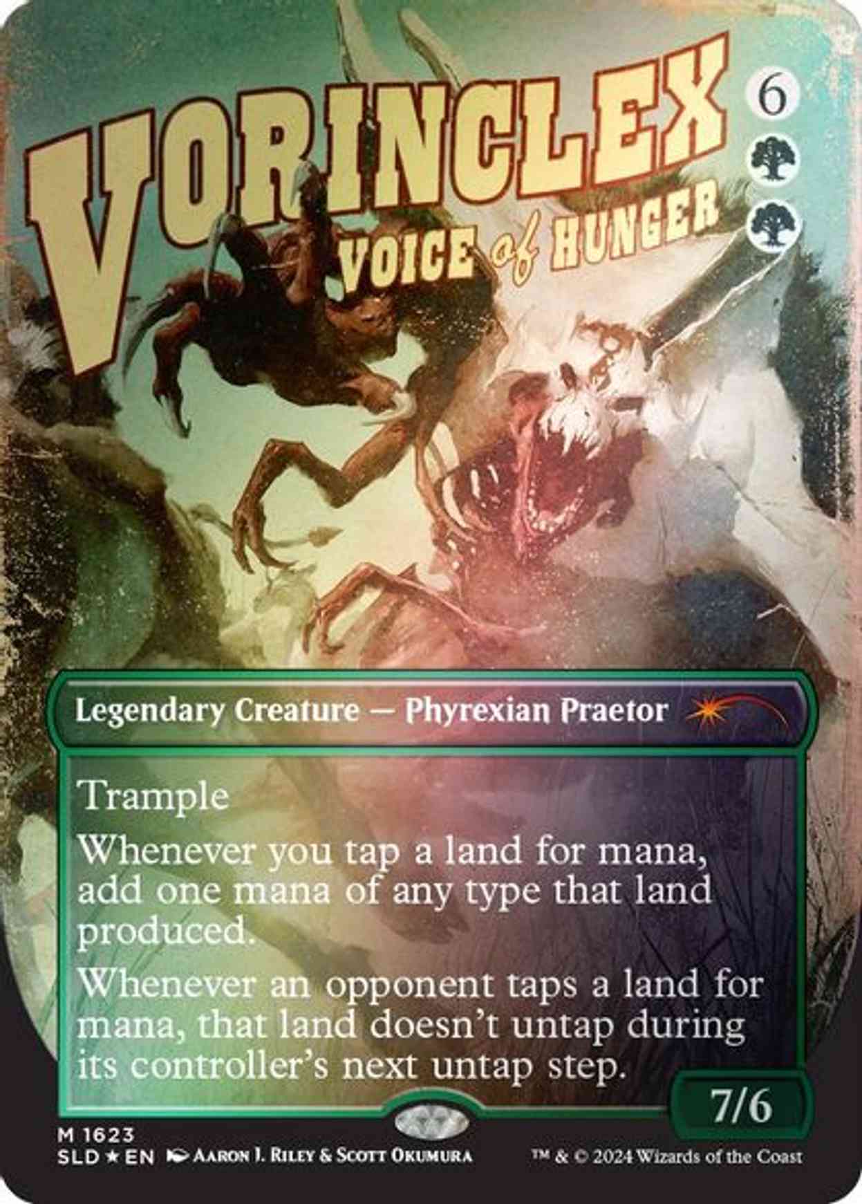 Vorinclex, Voice of Hunger (1623) (Rainbow Foil) magic card front