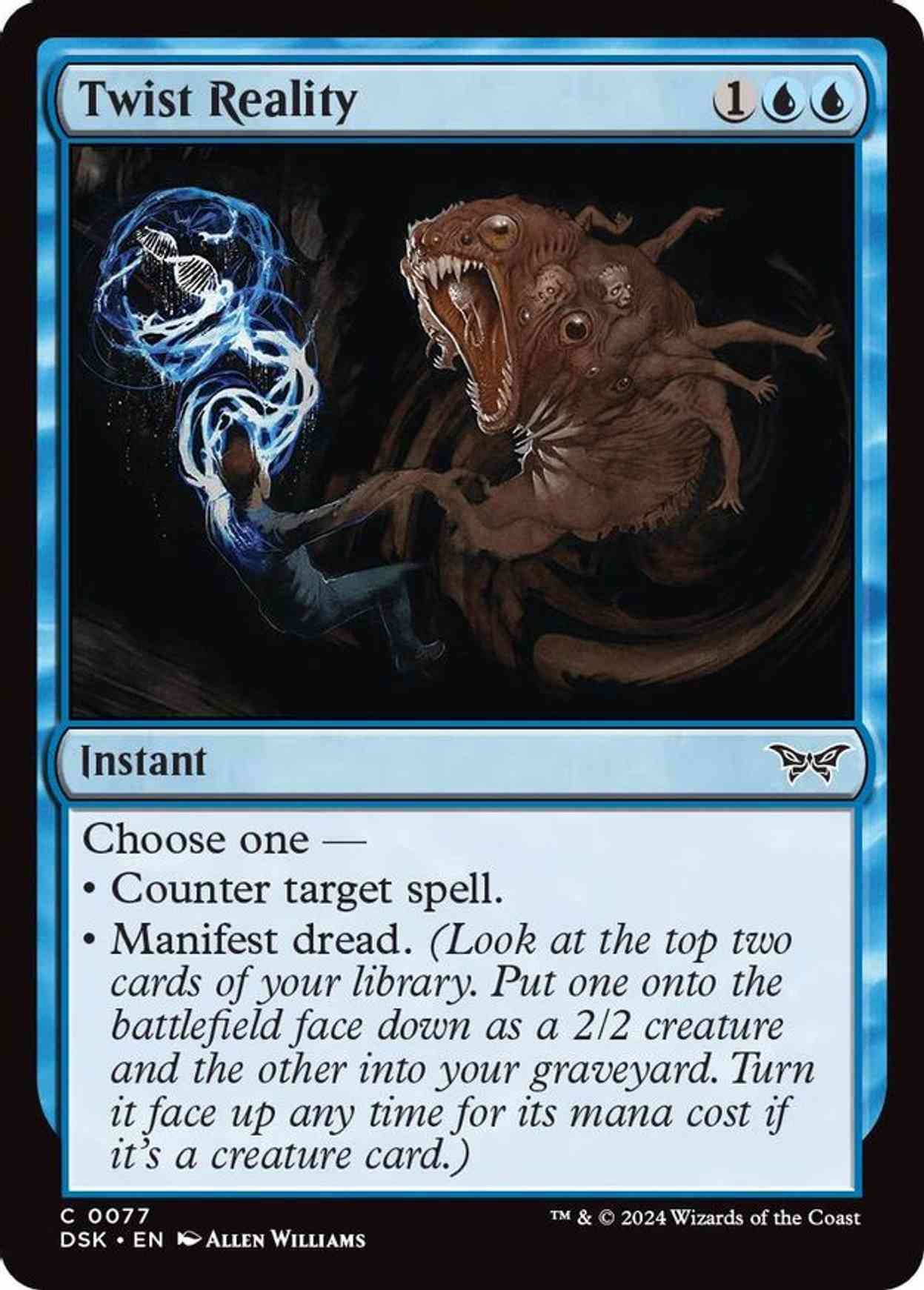 Twist Reality magic card front