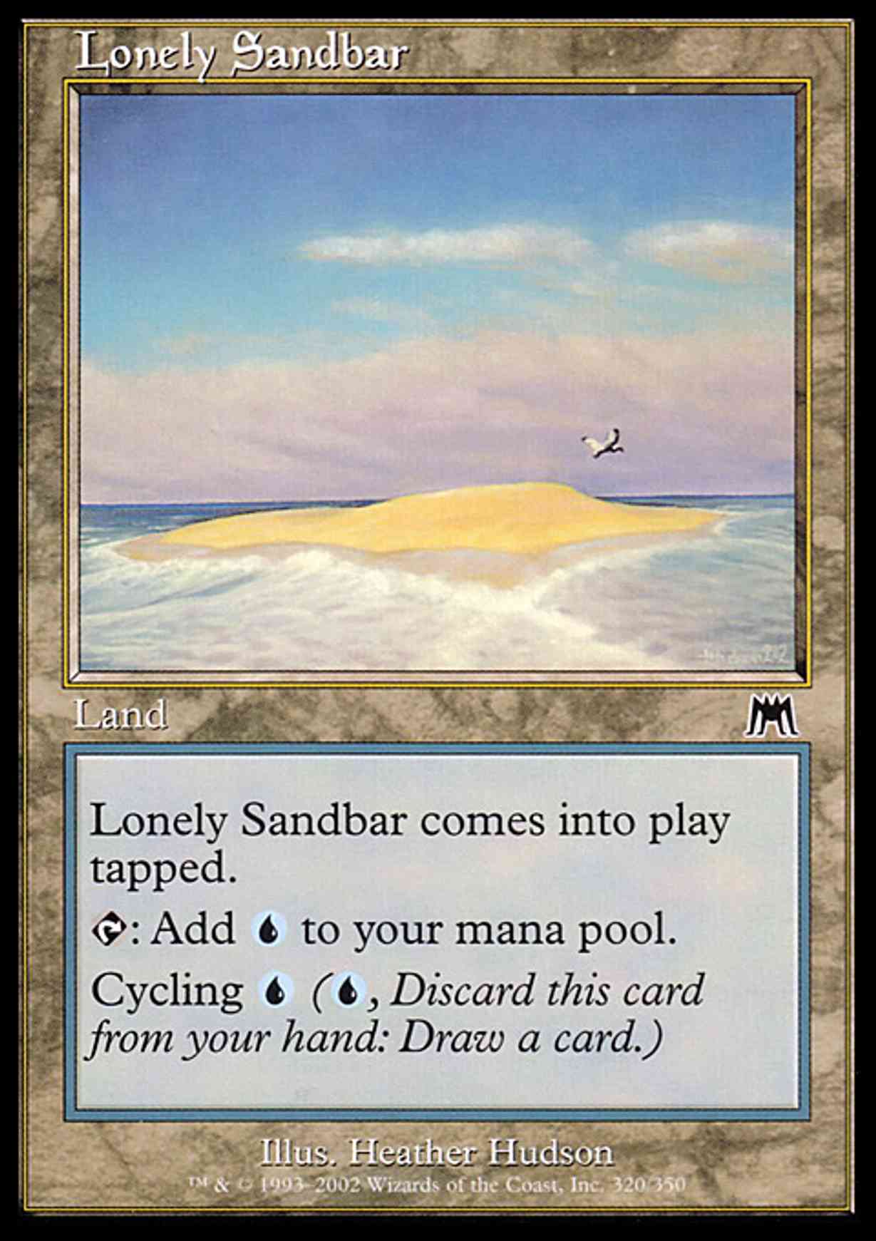 Lonely Sandbar magic card front