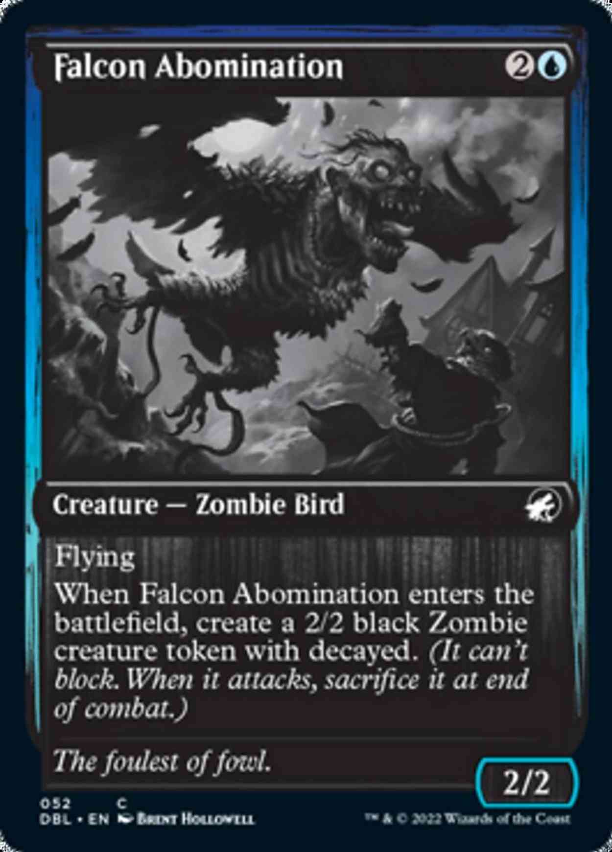 Falcon Abomination magic card front