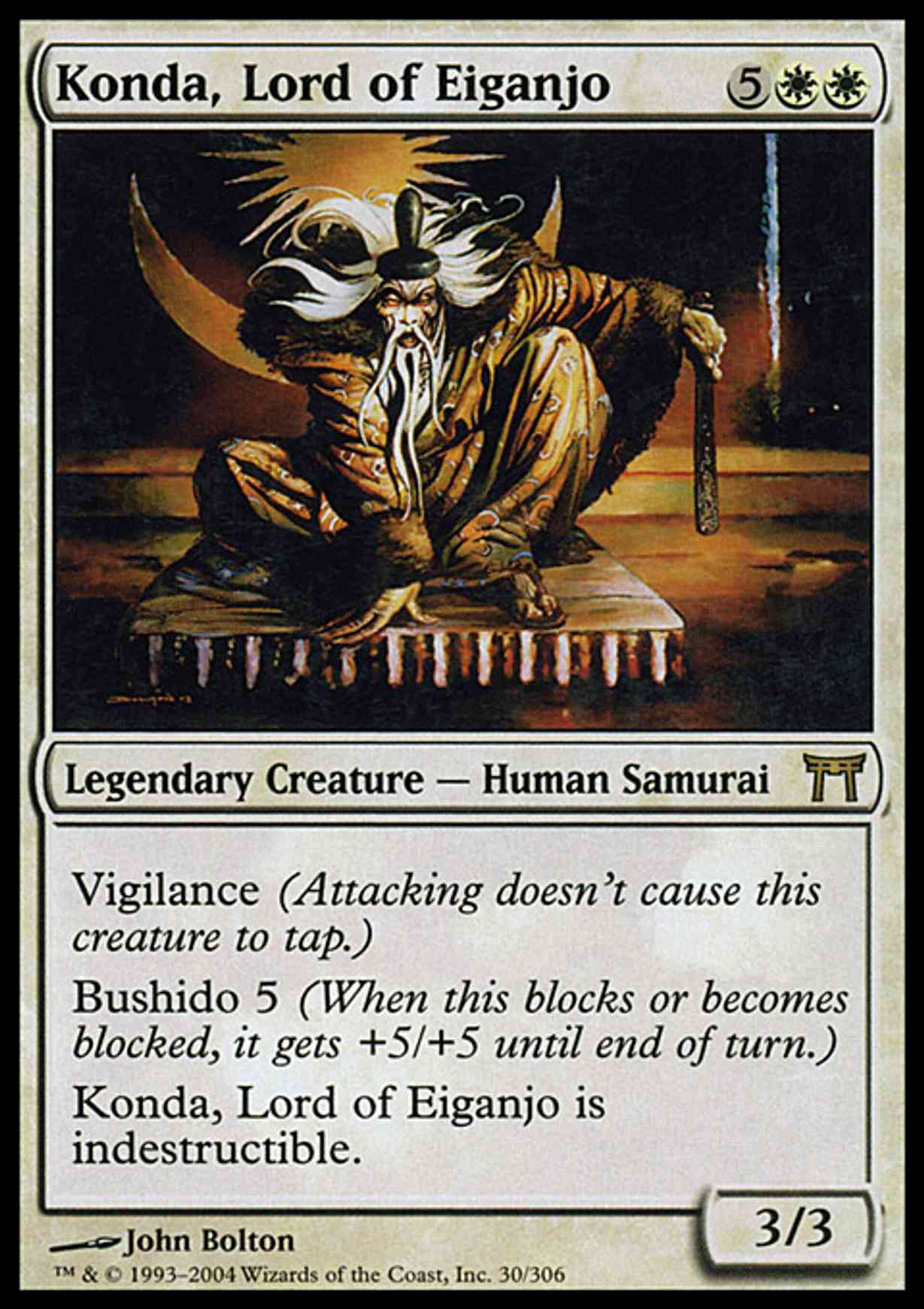 Konda, Lord of Eiganjo magic card front
