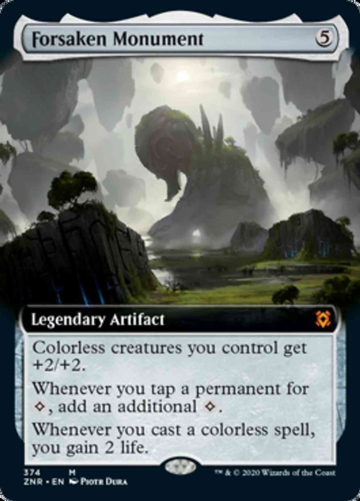 Forsaken Monument (Extended Art) magic card front