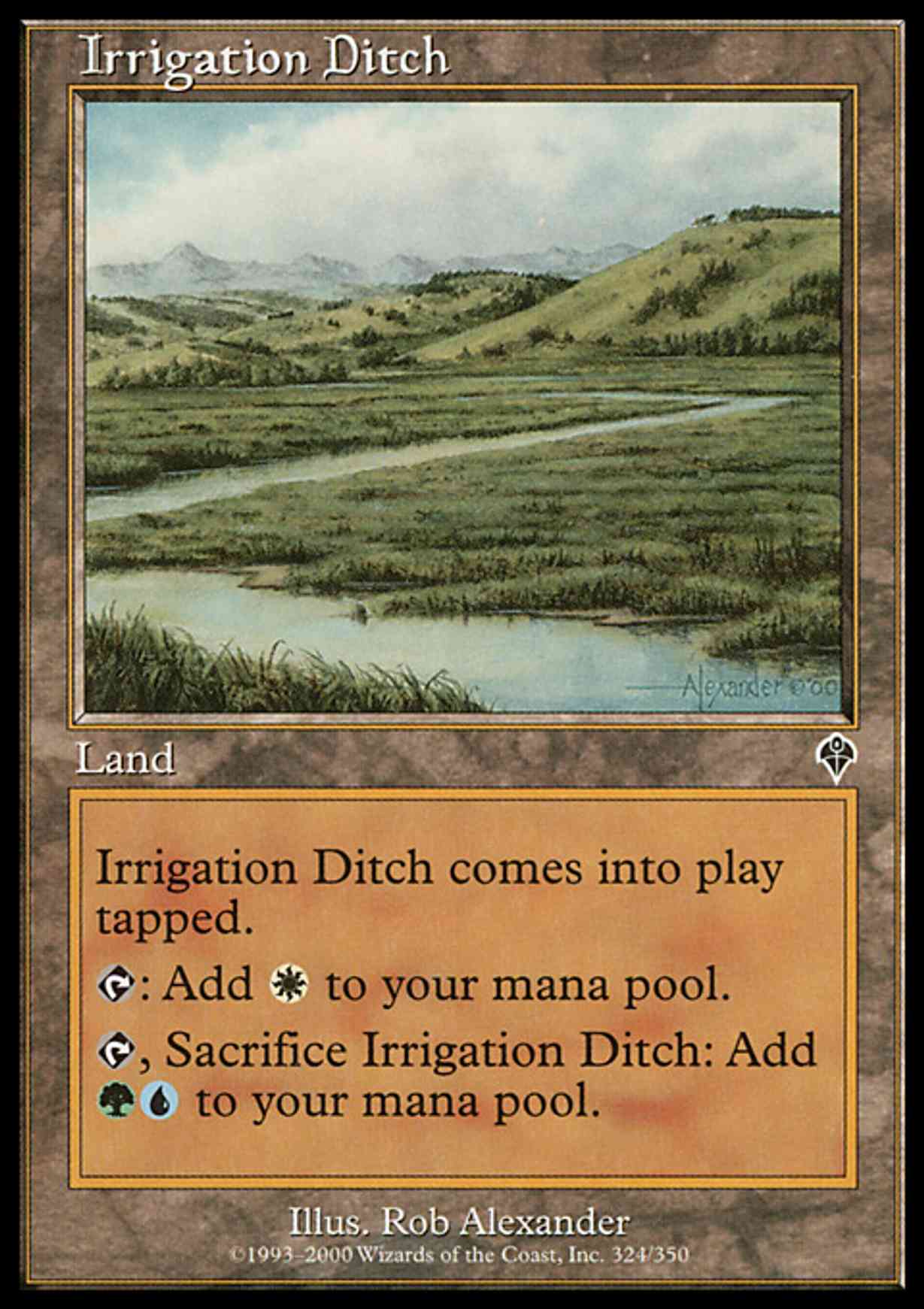 Irrigation Ditch magic card front