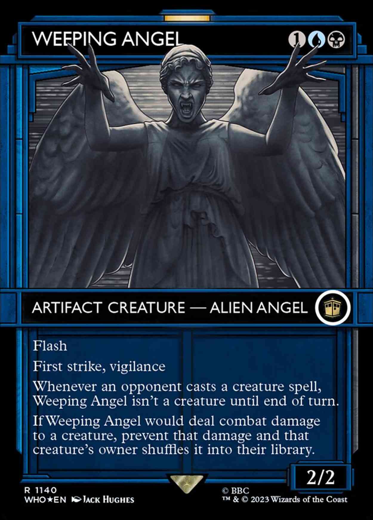 Weeping Angel (Showcase) (Surge Foil) magic card front