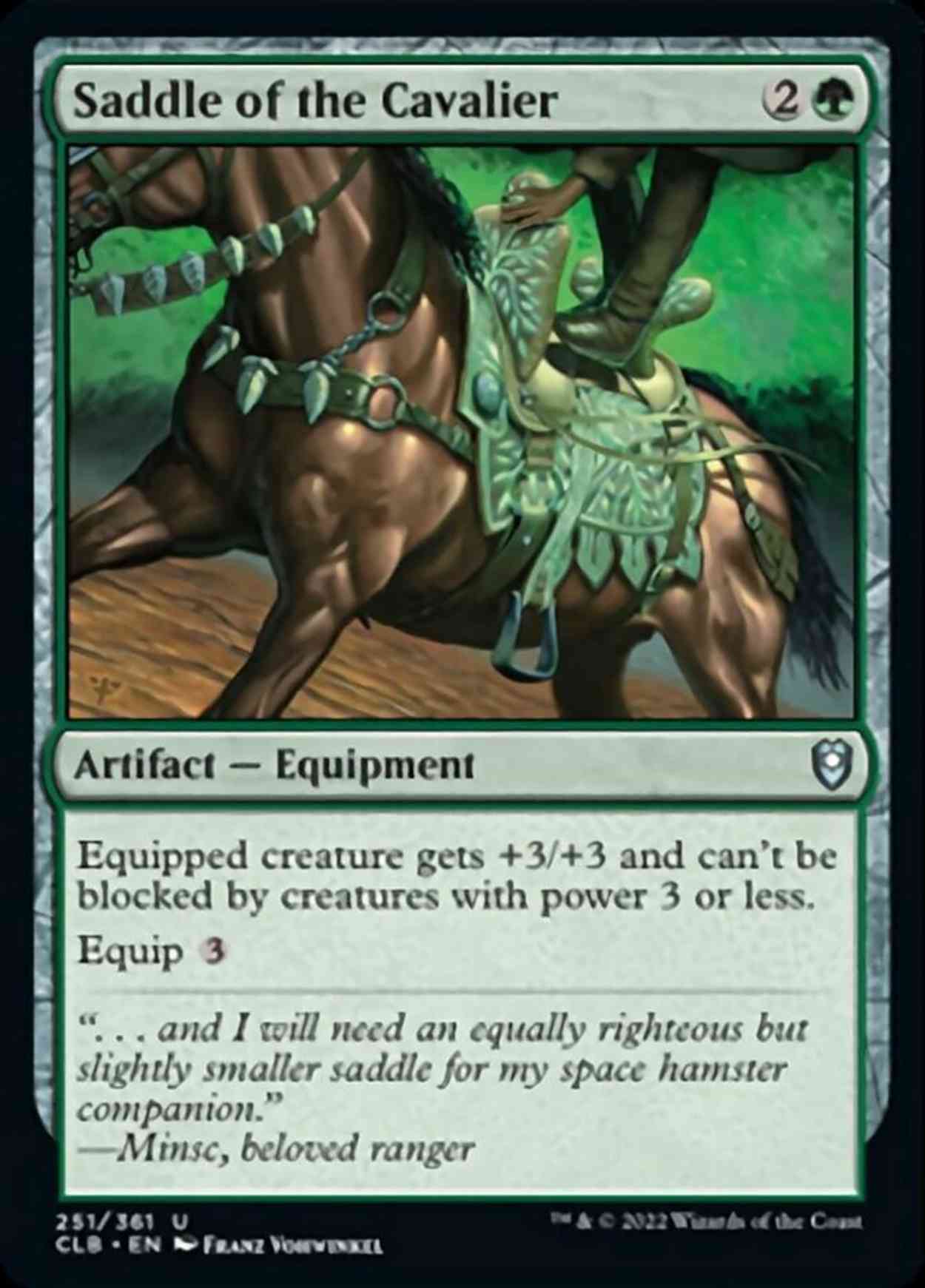 Saddle of the Cavalier magic card front