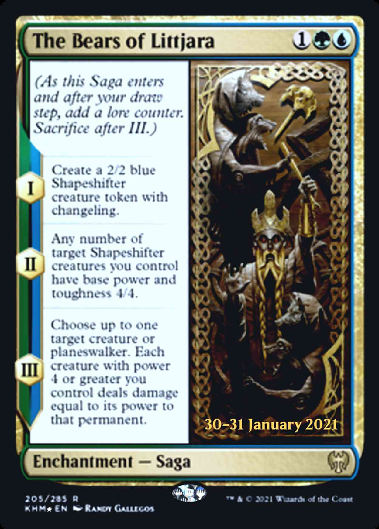 The Bears of Littjara magic card front