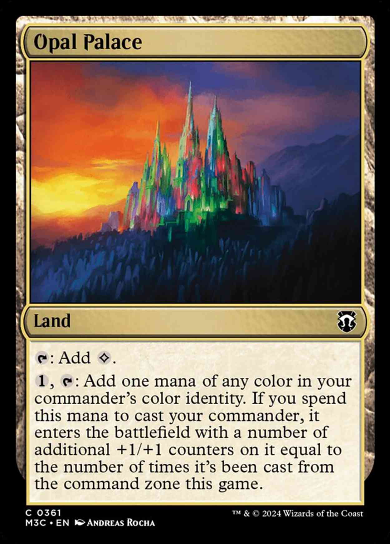 Opal Palace magic card front