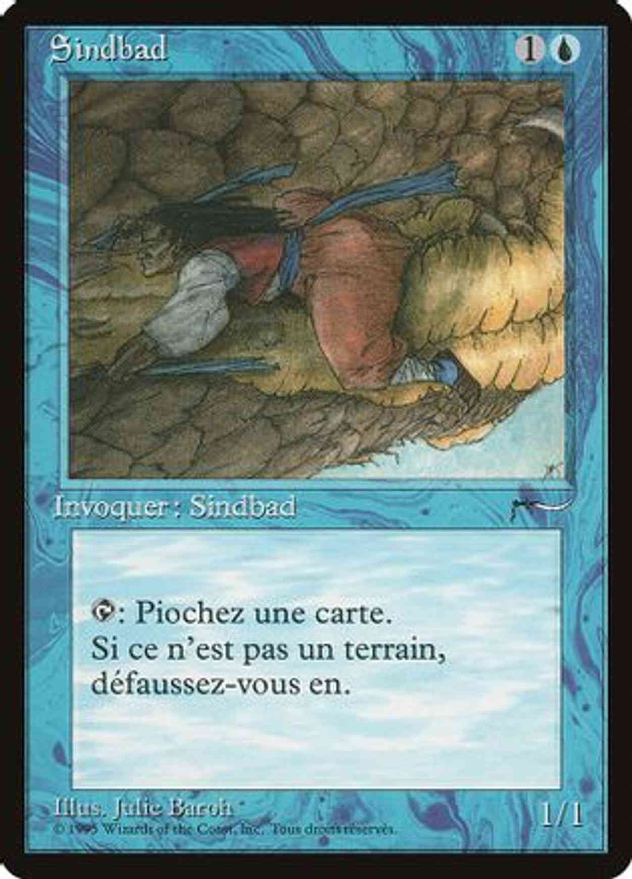 Sindbad (French) magic card front