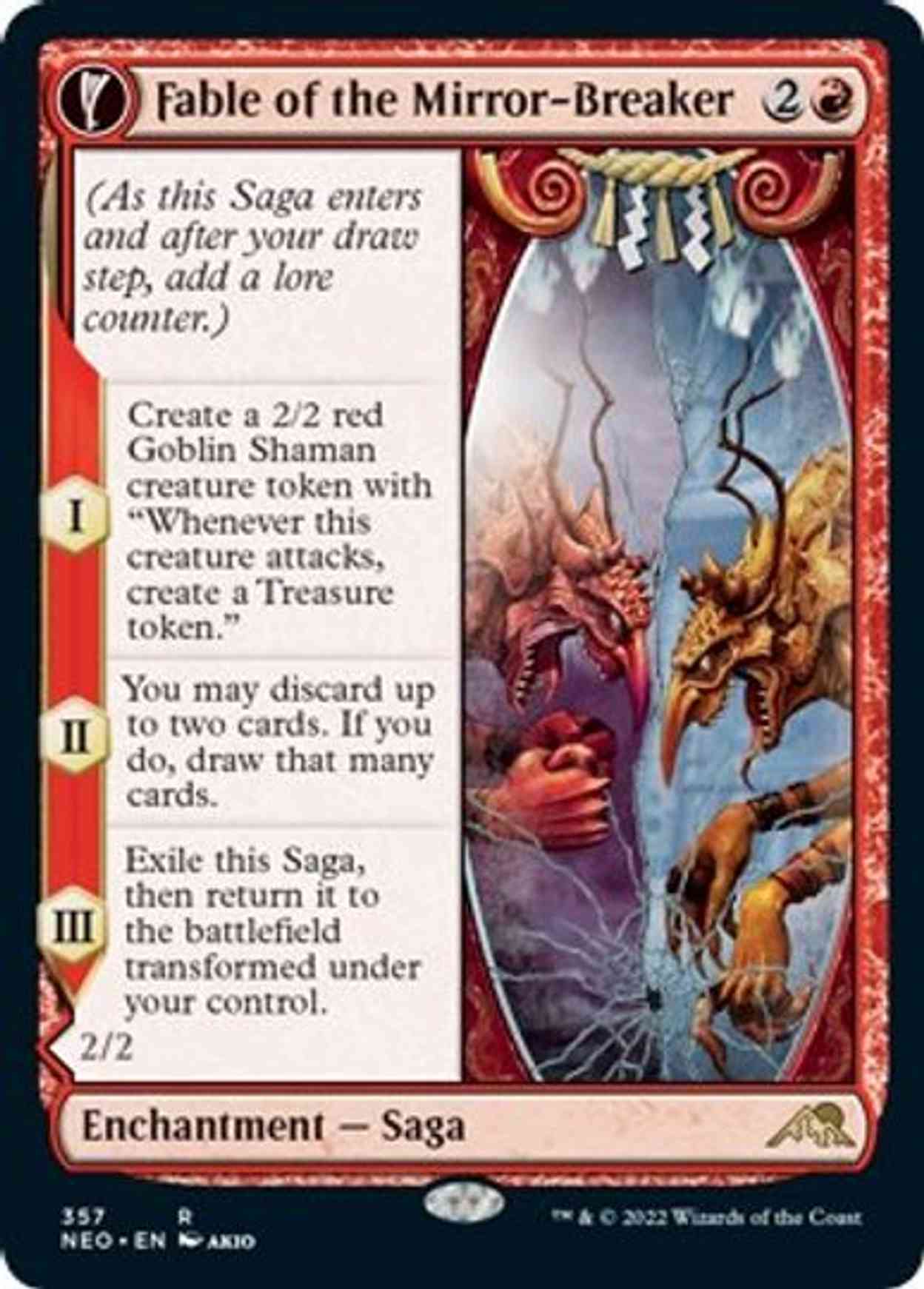 Fable of the Mirror-Breaker (Showcase) magic card front
