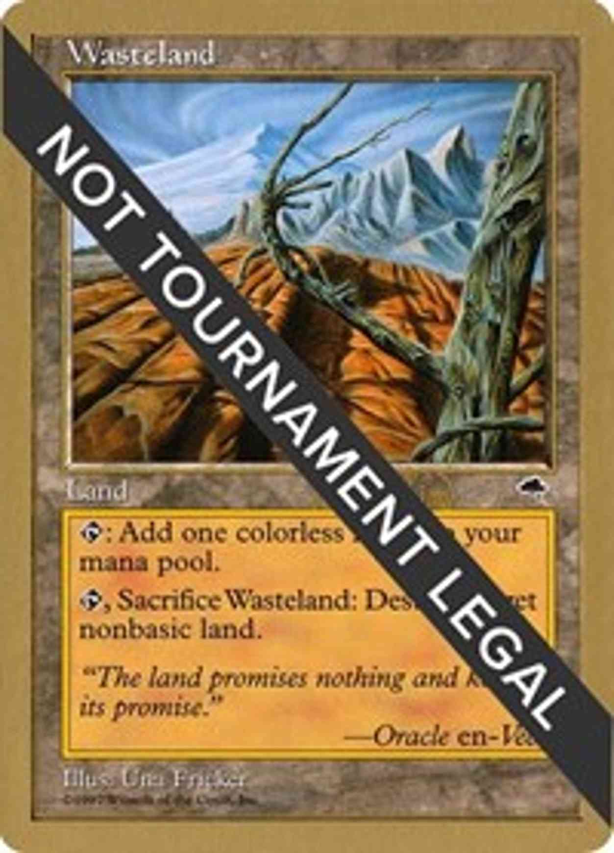 Wasteland - 1999 Mark Le Pine (WTH) magic card front