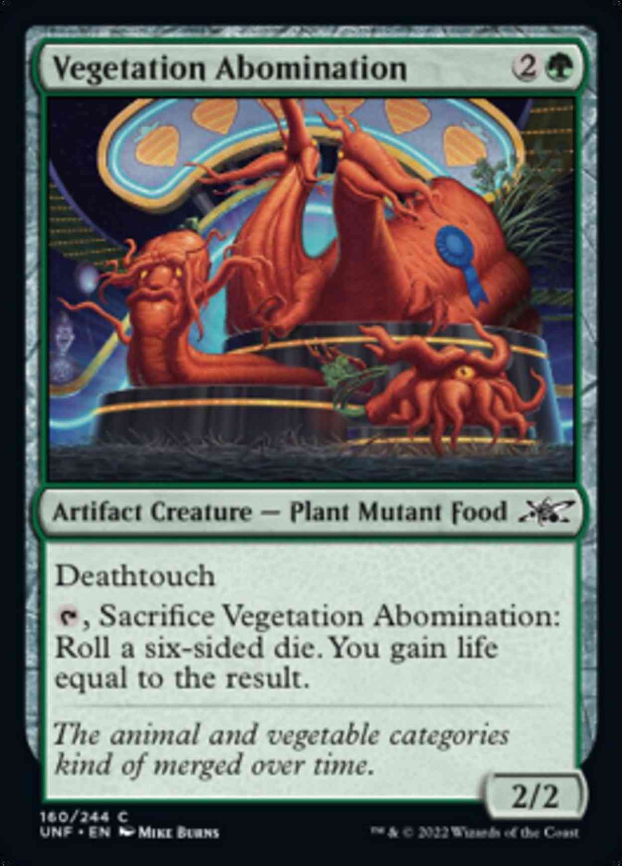 Vegetation Abomination magic card front