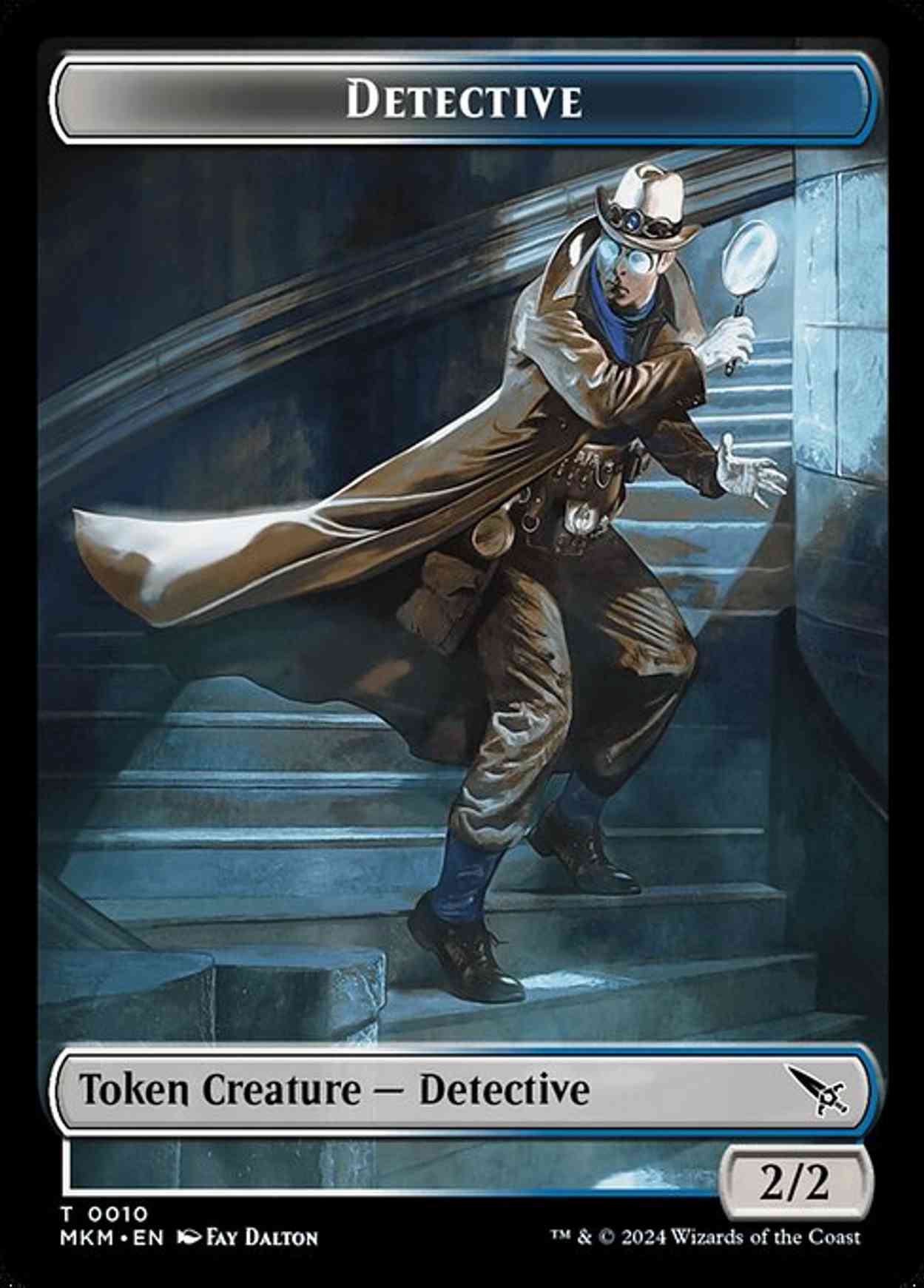 Detective Token magic card front