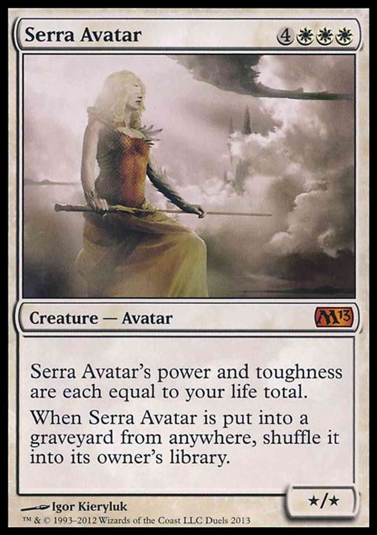 Serra Avatar magic card front