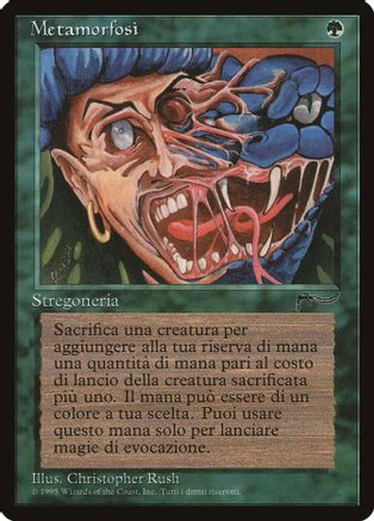 Metamorphosis (Italian) - "Metamorfosi" magic card front