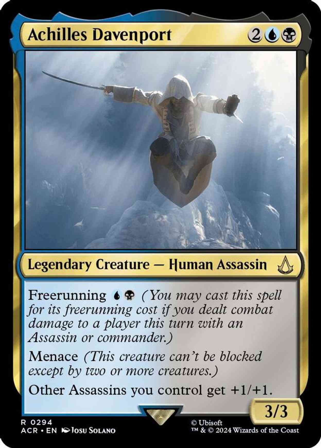 Achilles Davenport magic card front