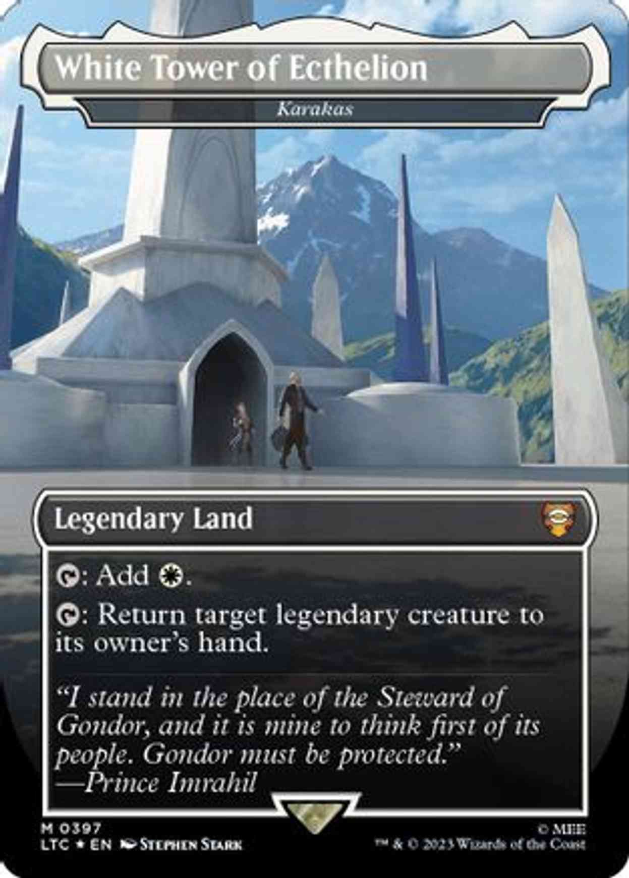 White Tower of Ecthelion - Karakas (Surge Foil) magic card front