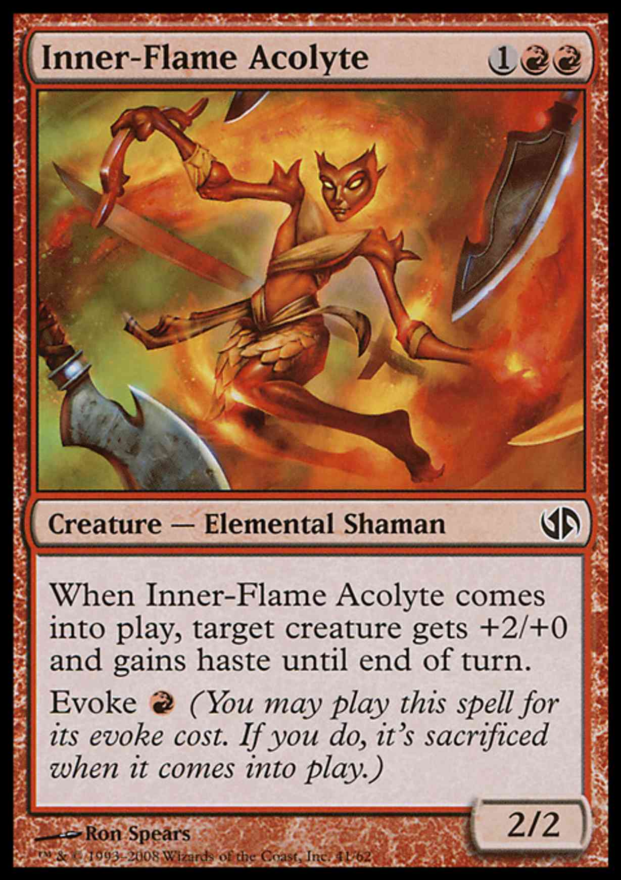 Inner-Flame Acolyte magic card front