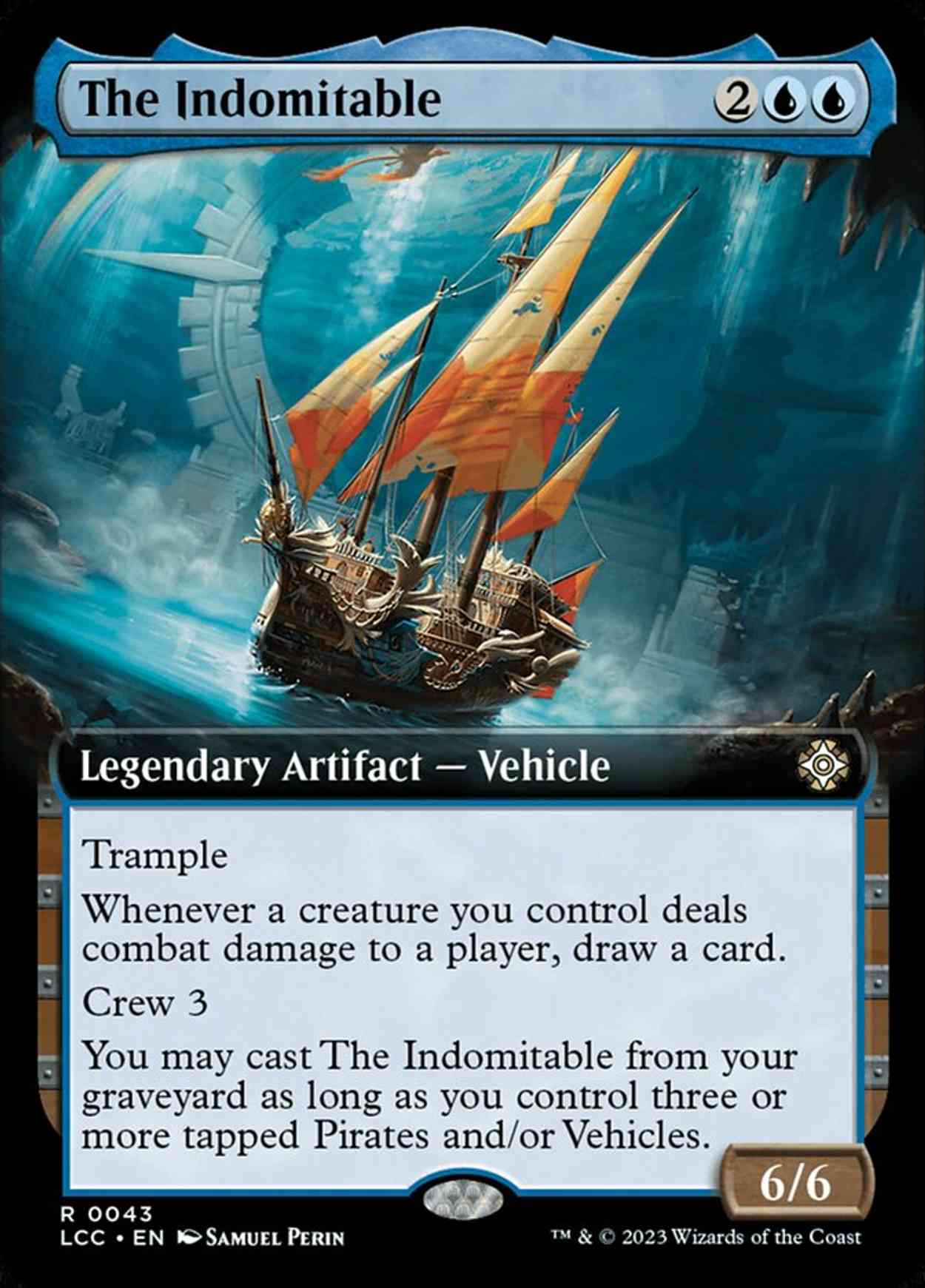 The Indomitable (Extended Art) magic card front