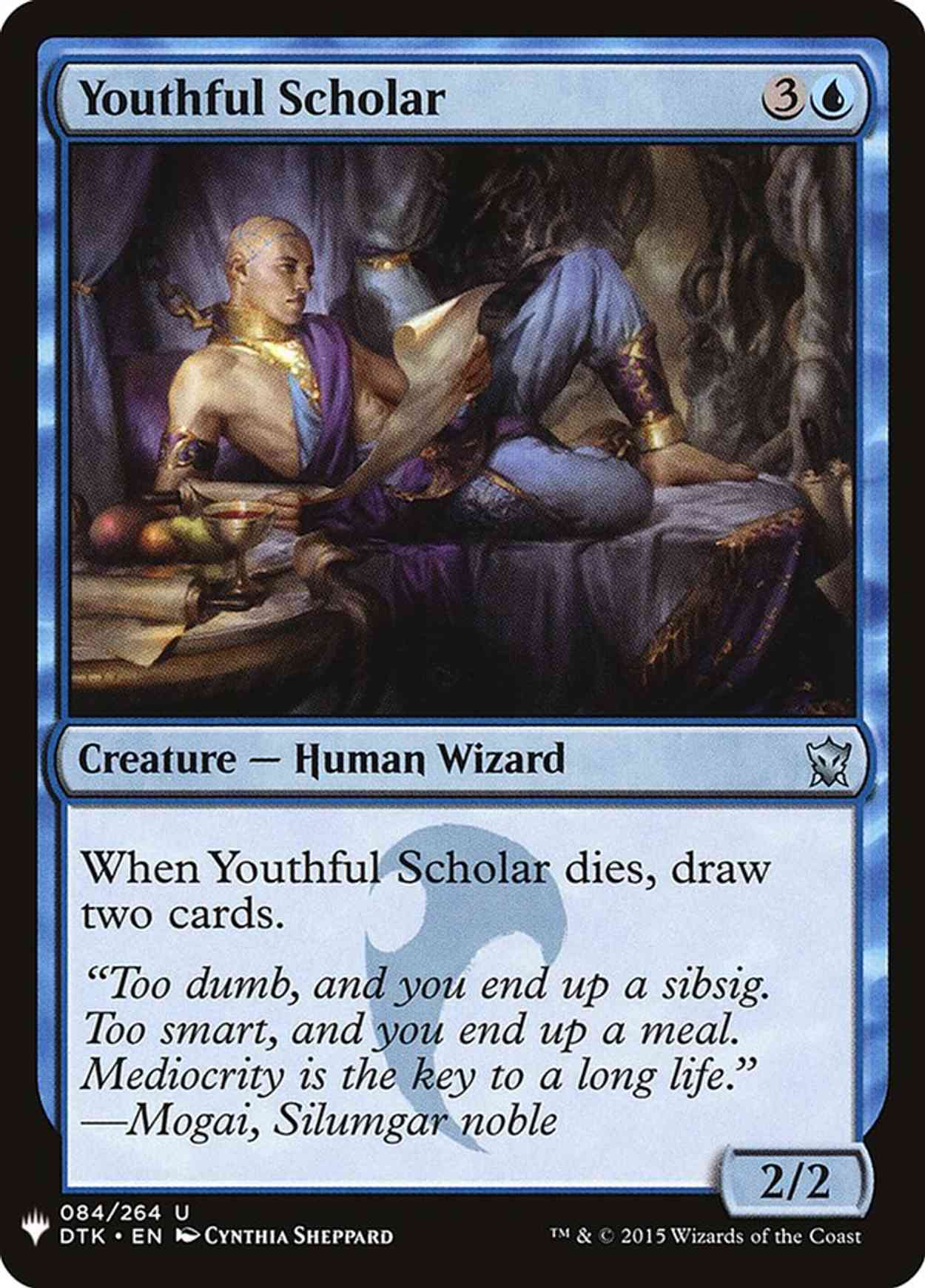 Youthful Scholar magic card front