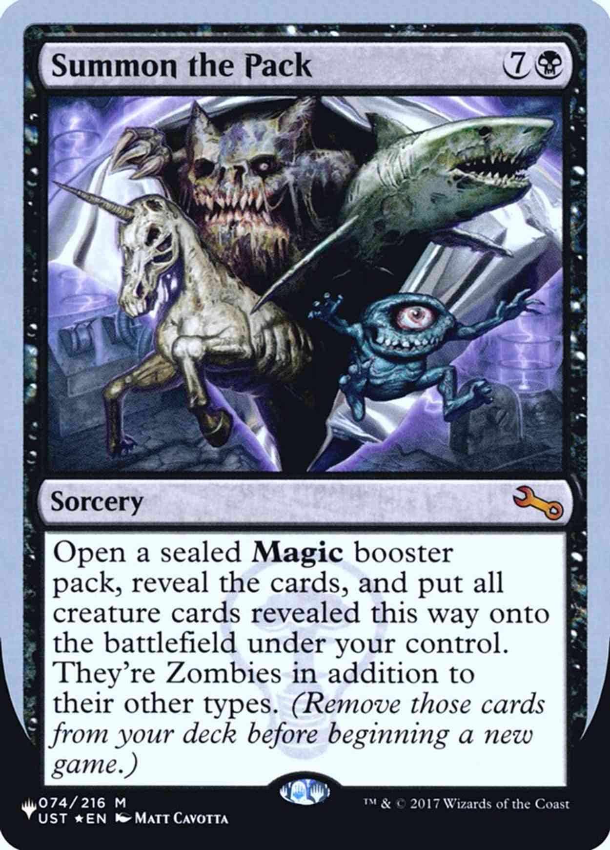 Summon the Pack magic card front