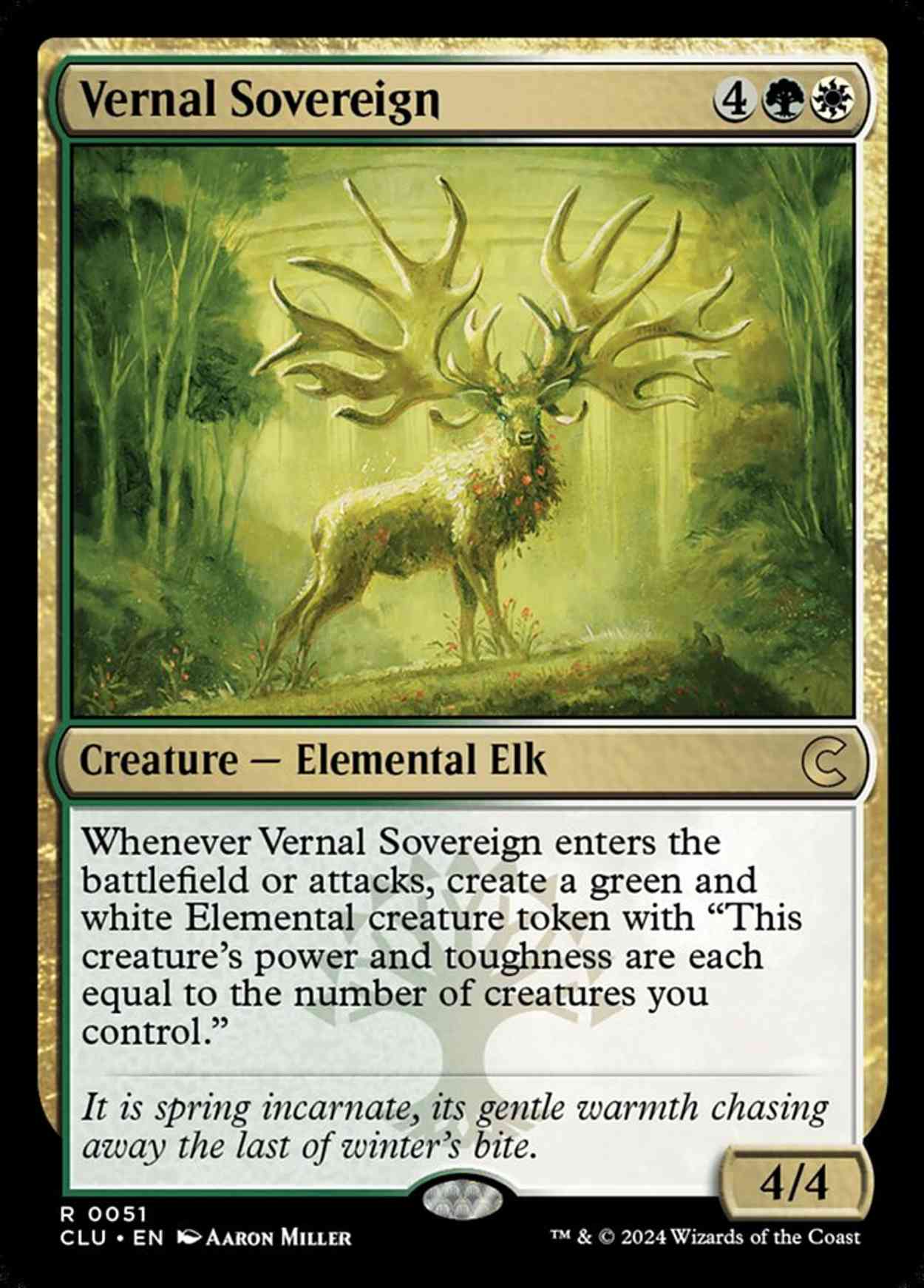 Vernal Sovereign magic card front
