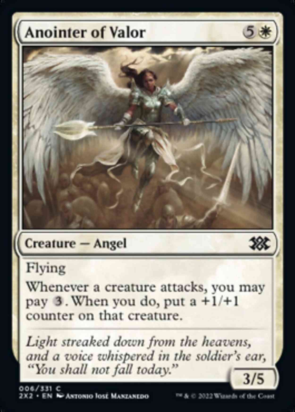 Anointer of Valor magic card front