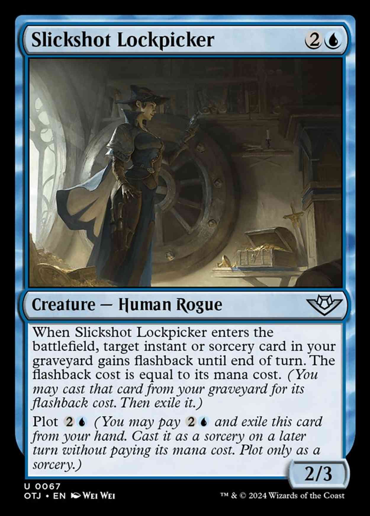 Slickshot Lockpicker magic card front