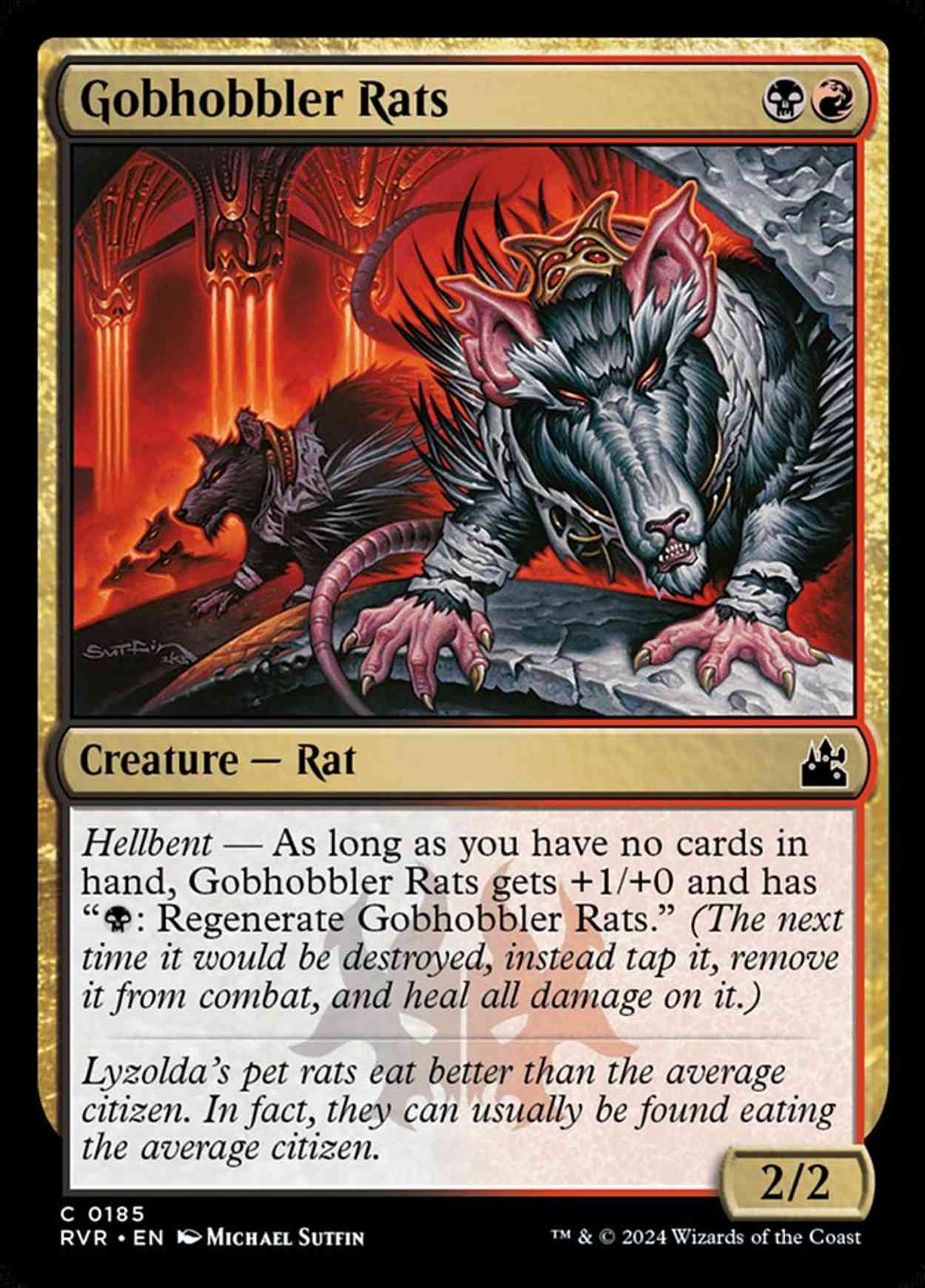 Gobhobbler Rats magic card front