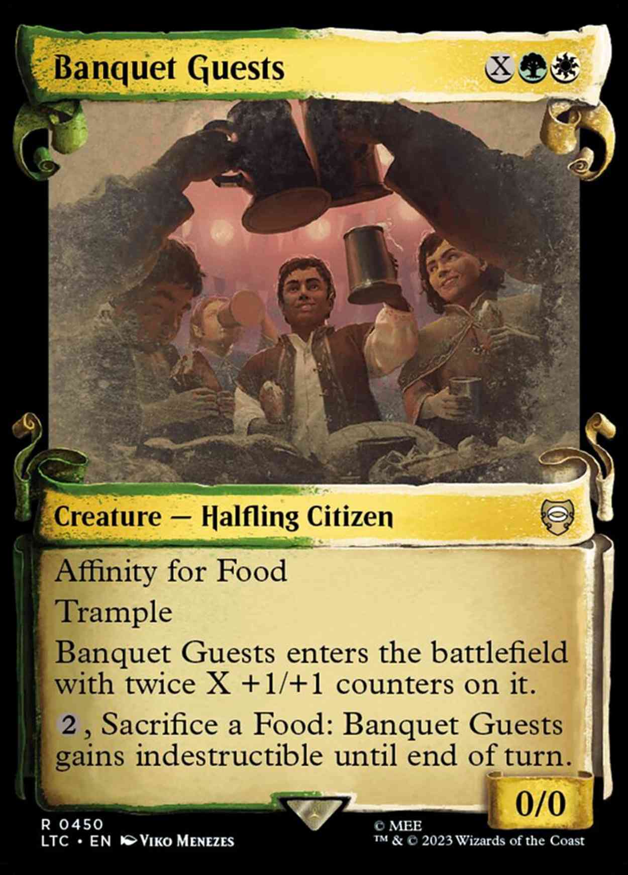 Banquet Guests (Showcase Scrolls) magic card front