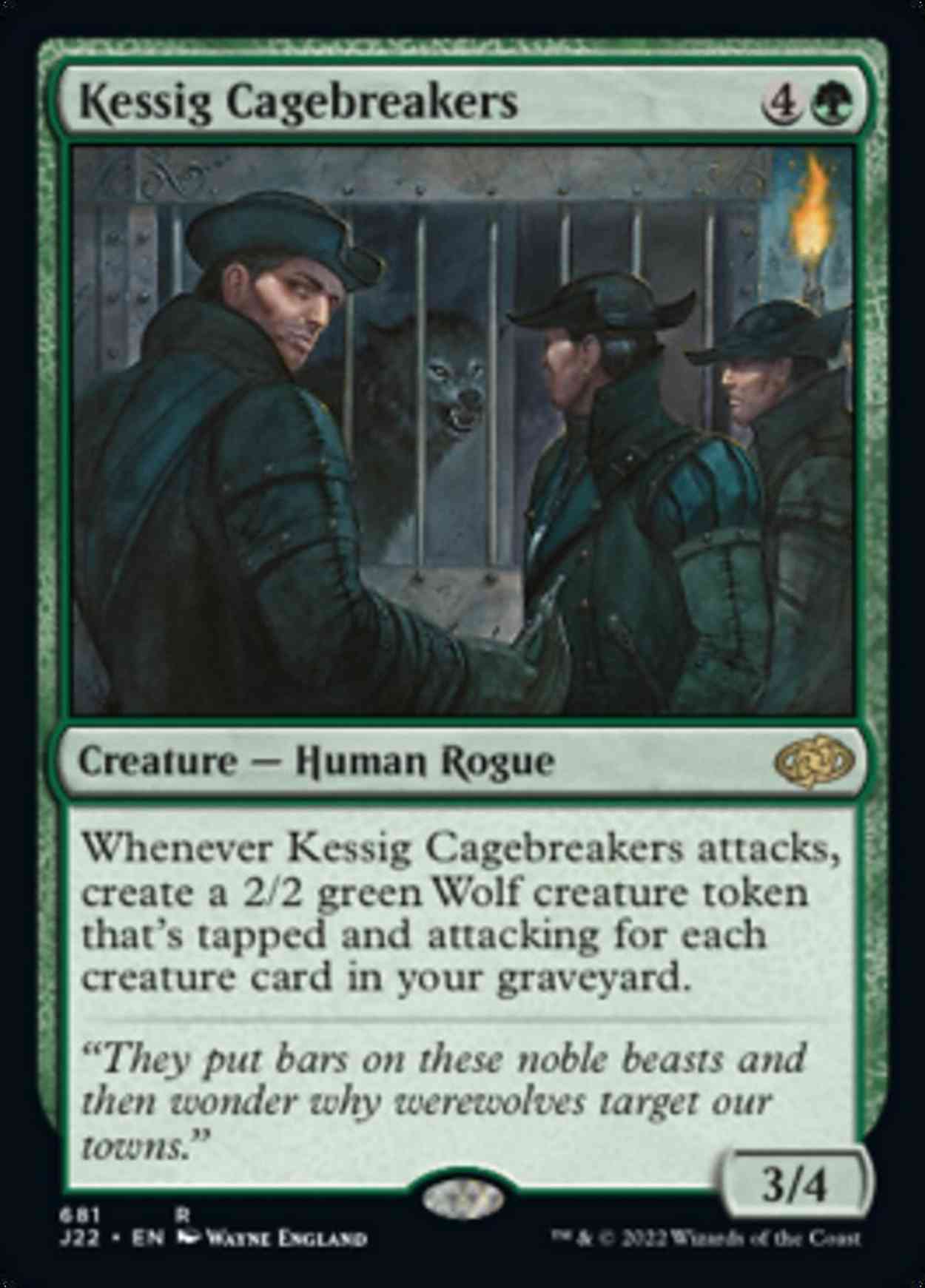 Kessig Cagebreakers magic card front