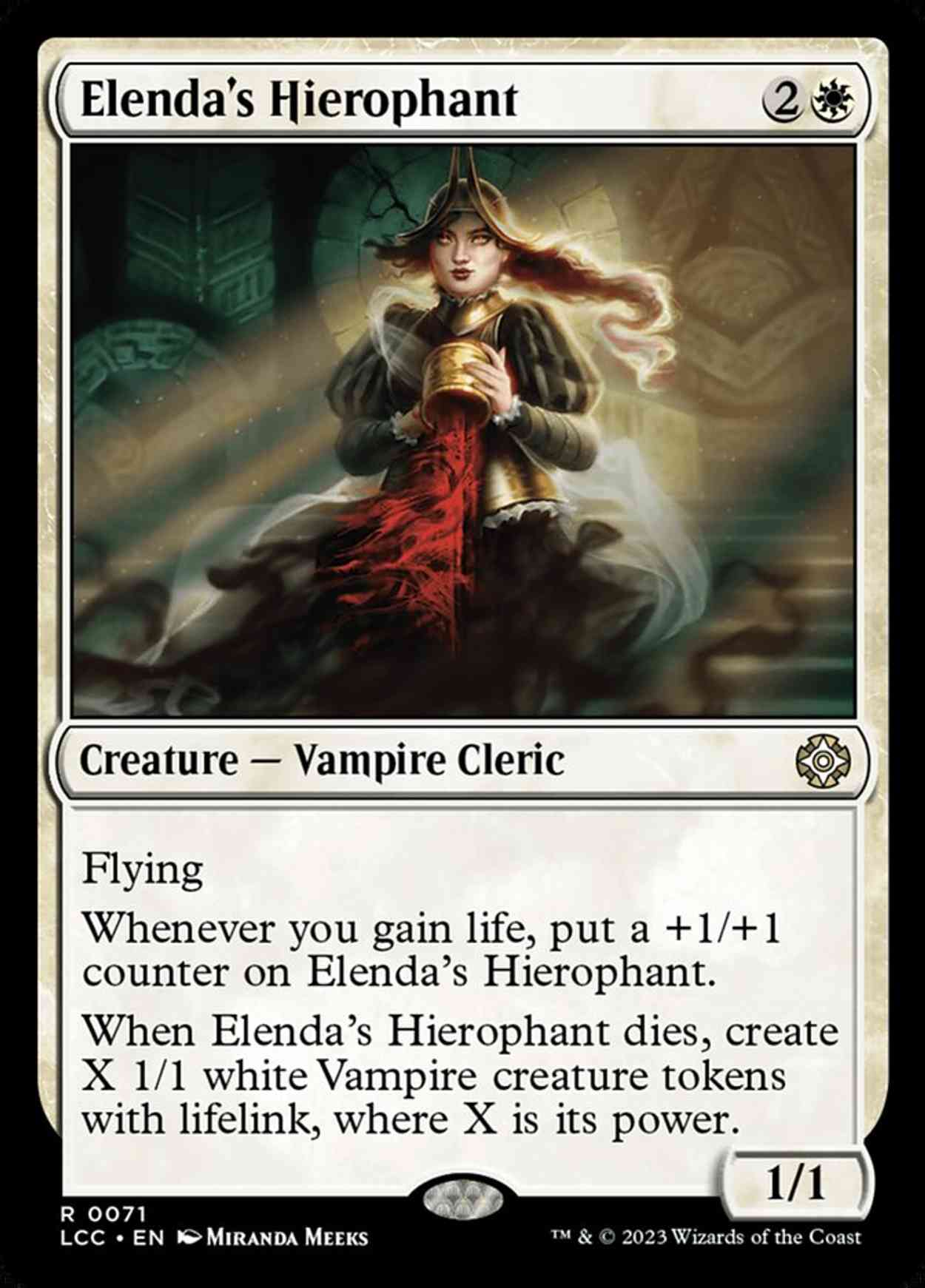 Elenda's Hierophant magic card front