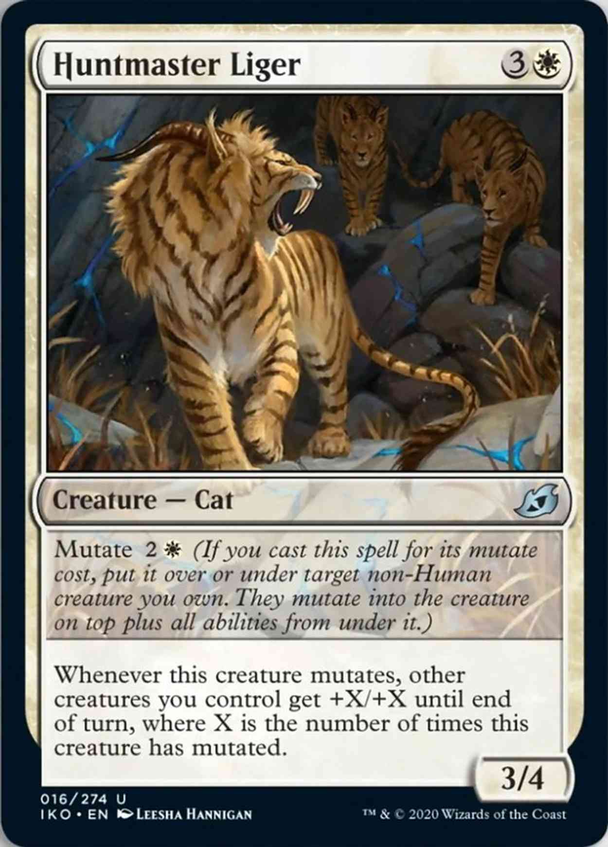 Huntmaster Liger magic card front