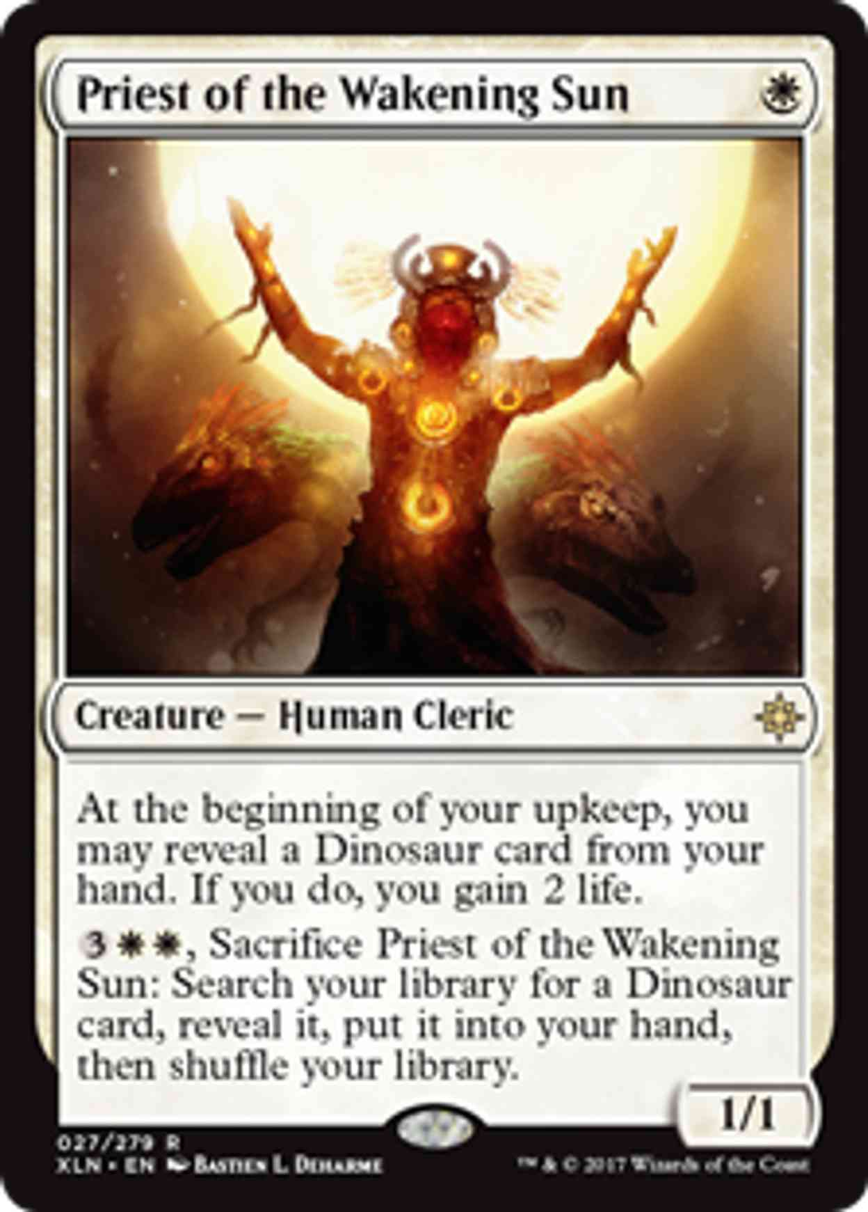 Priest of the Wakening Sun magic card front