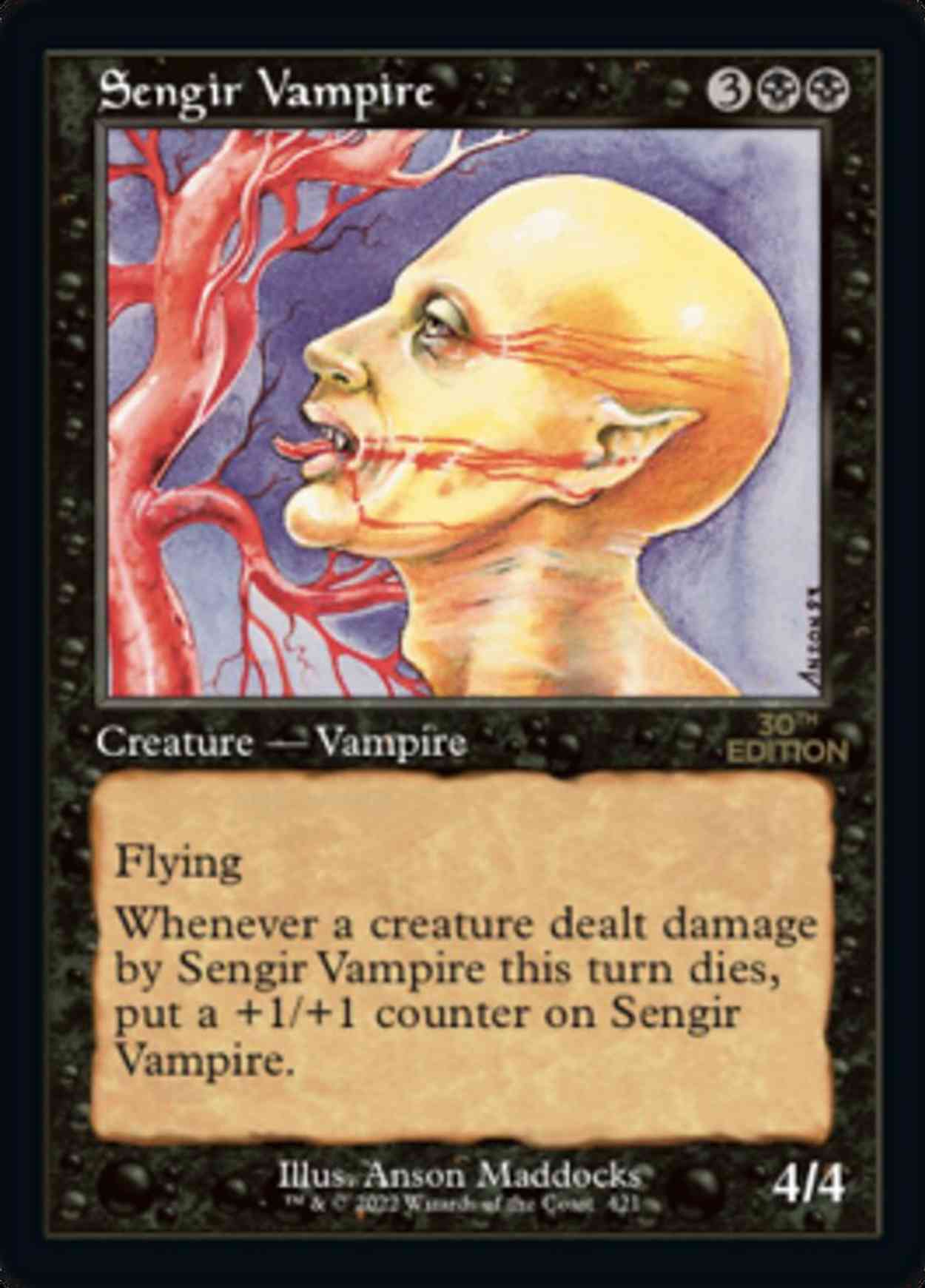 Sengir Vampire (Retro Frame) magic card front
