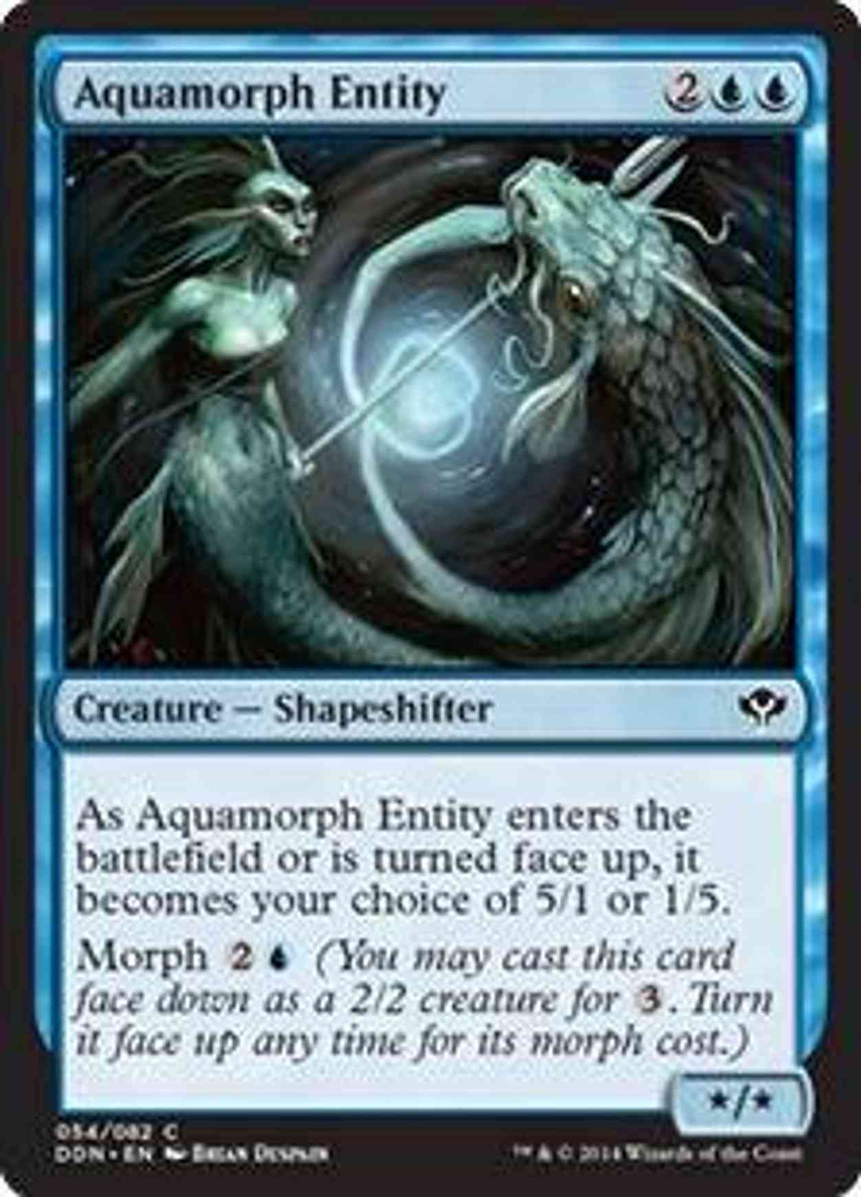Aquamorph Entity magic card front