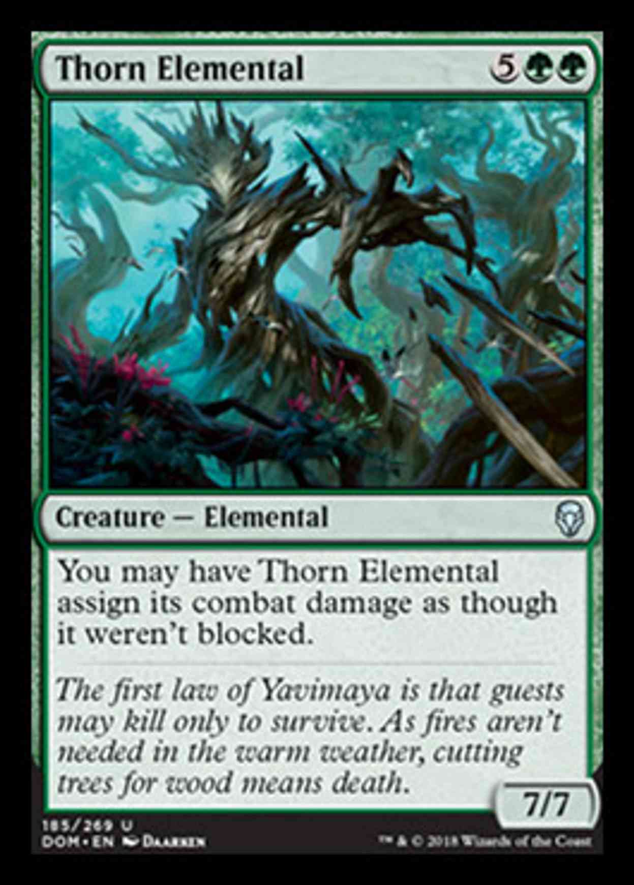Thorn Elemental magic card front