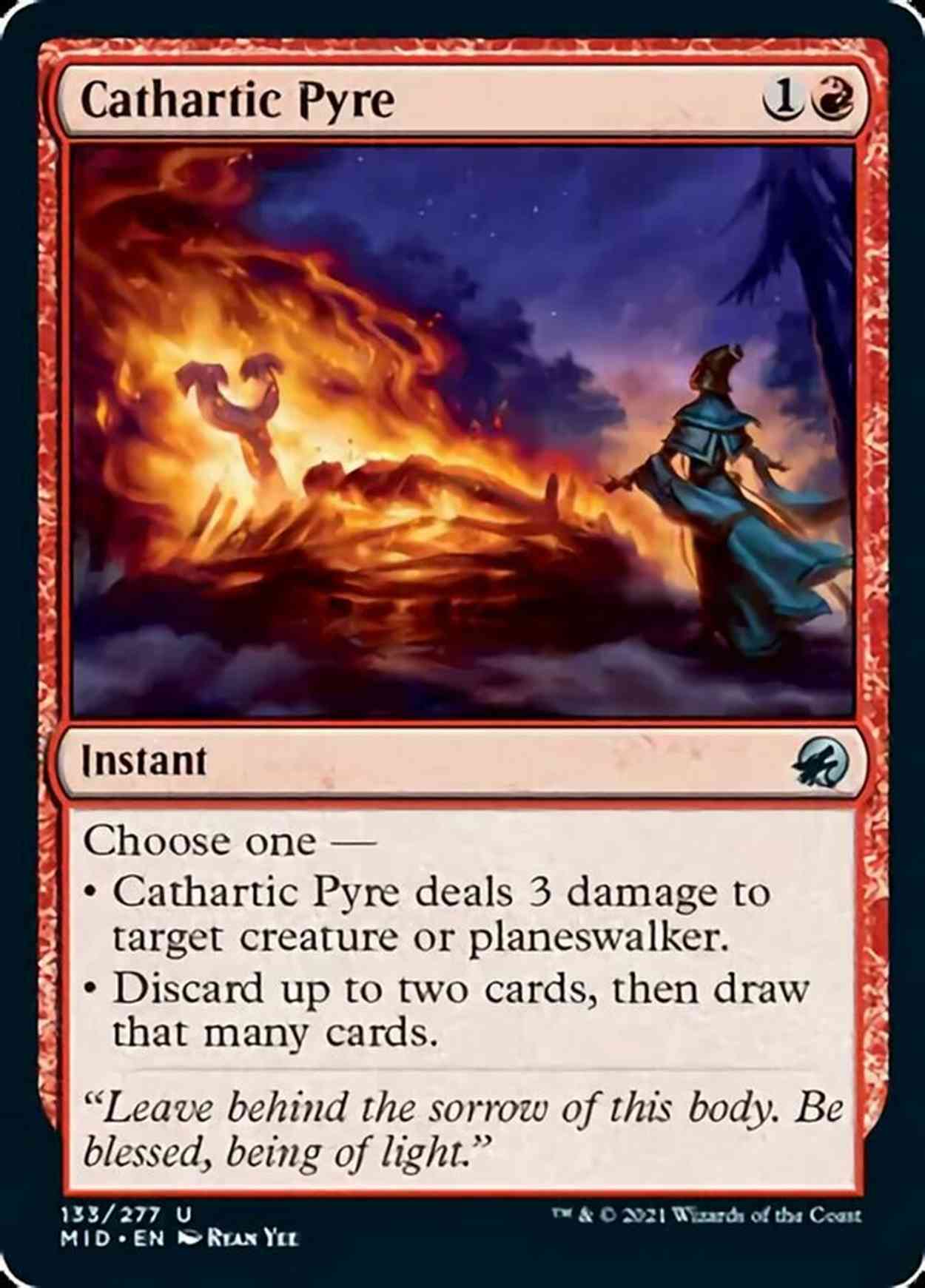Cathartic Pyre magic card front