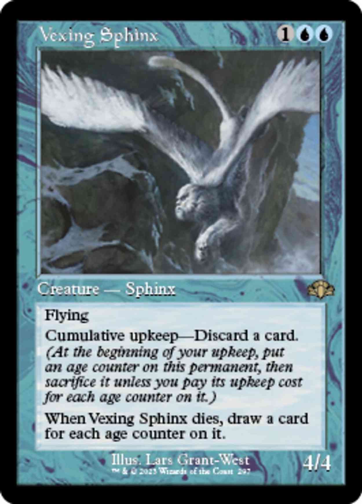 Vexing Sphinx (Retro Frame) magic card front