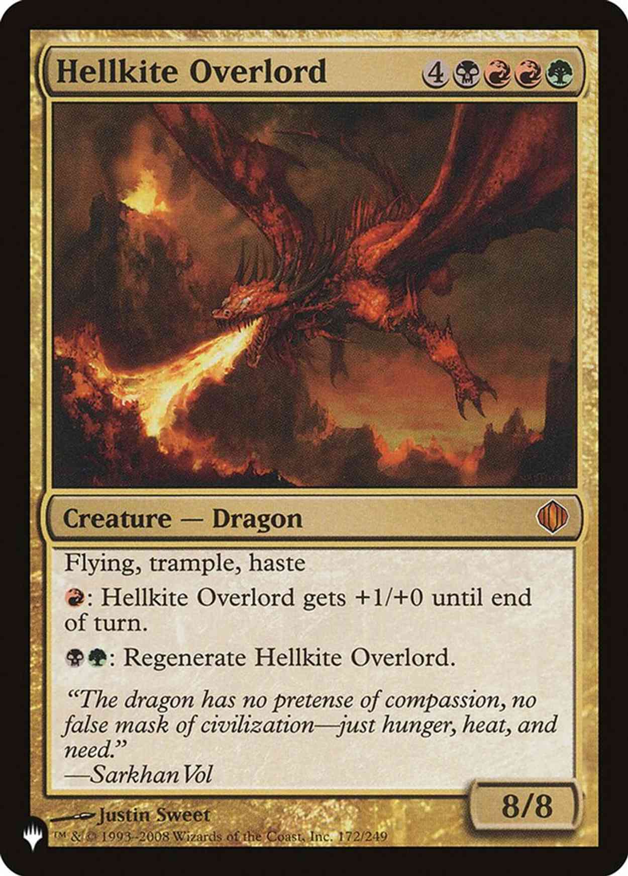 Hellkite Overlord magic card front