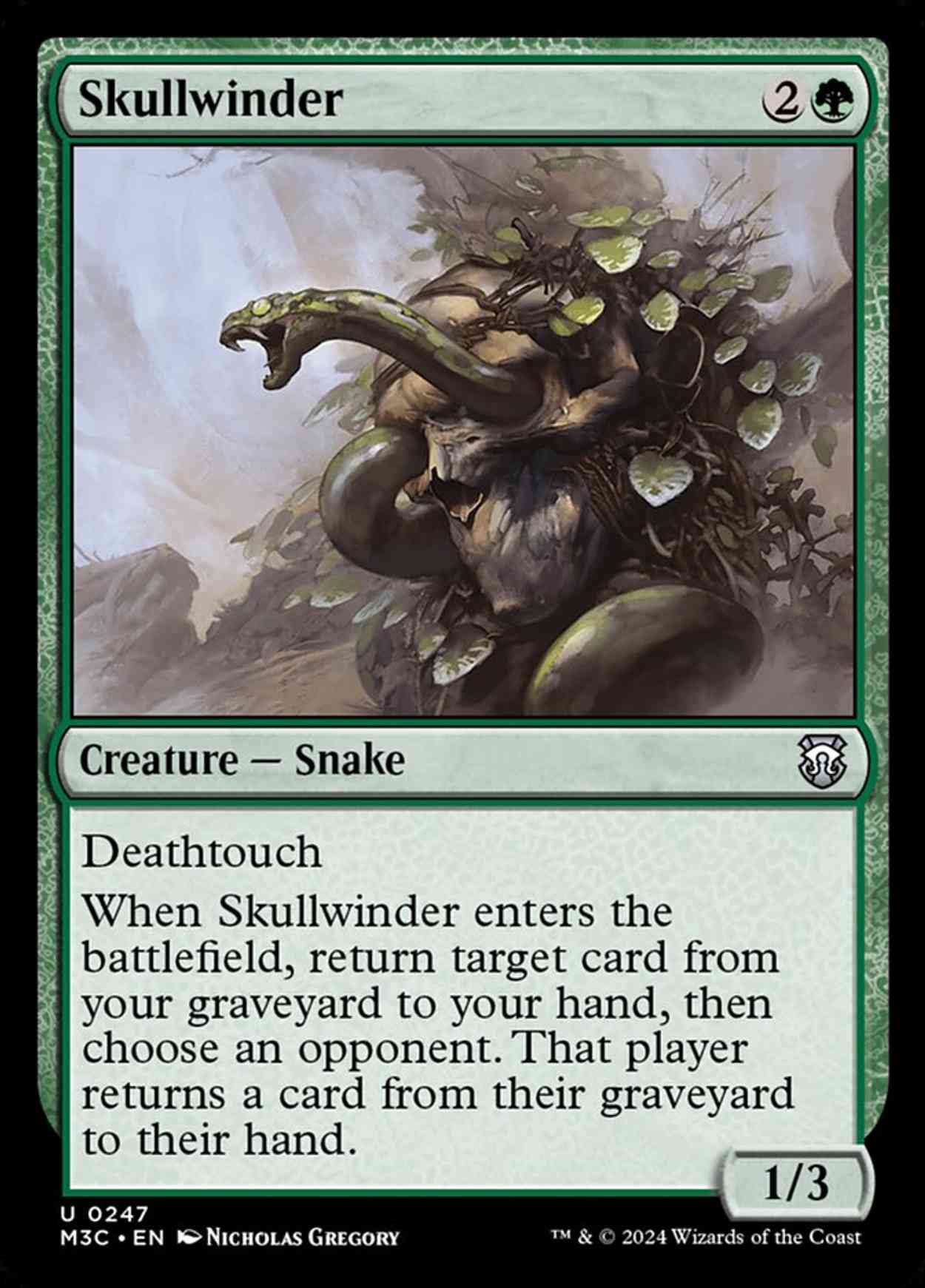 Skullwinder magic card front