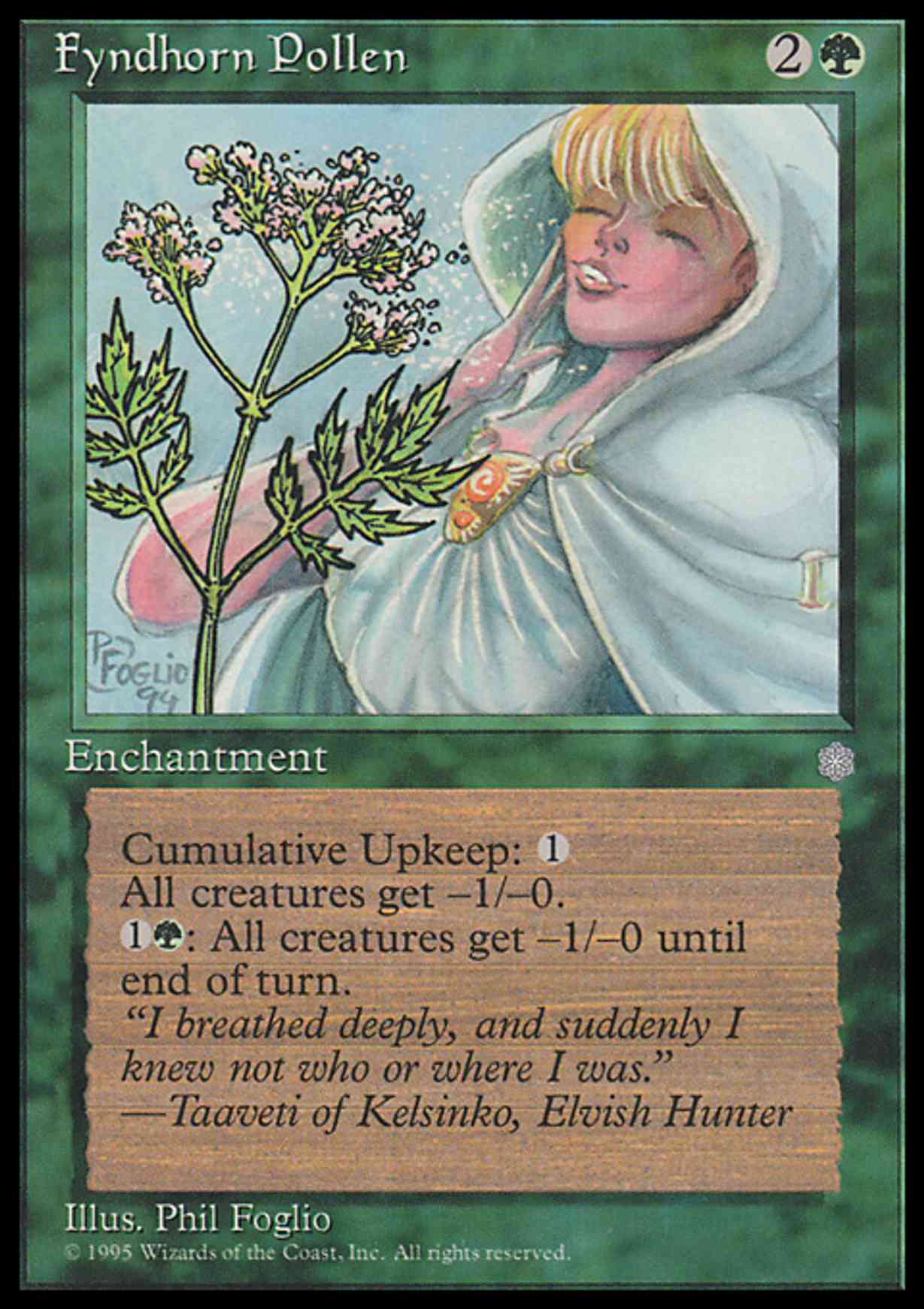 Fyndhorn Pollen magic card front