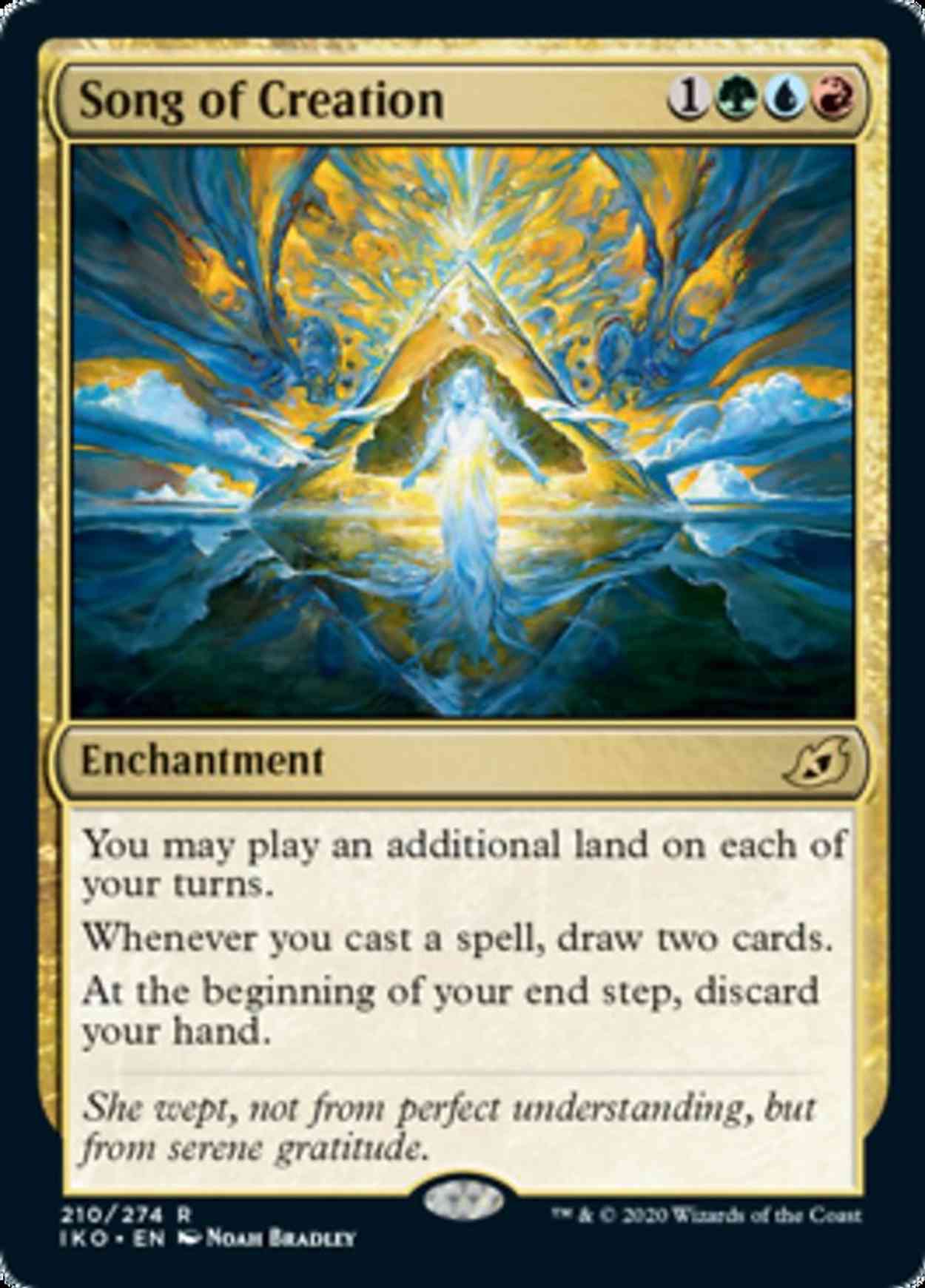 Song of Creation magic card front