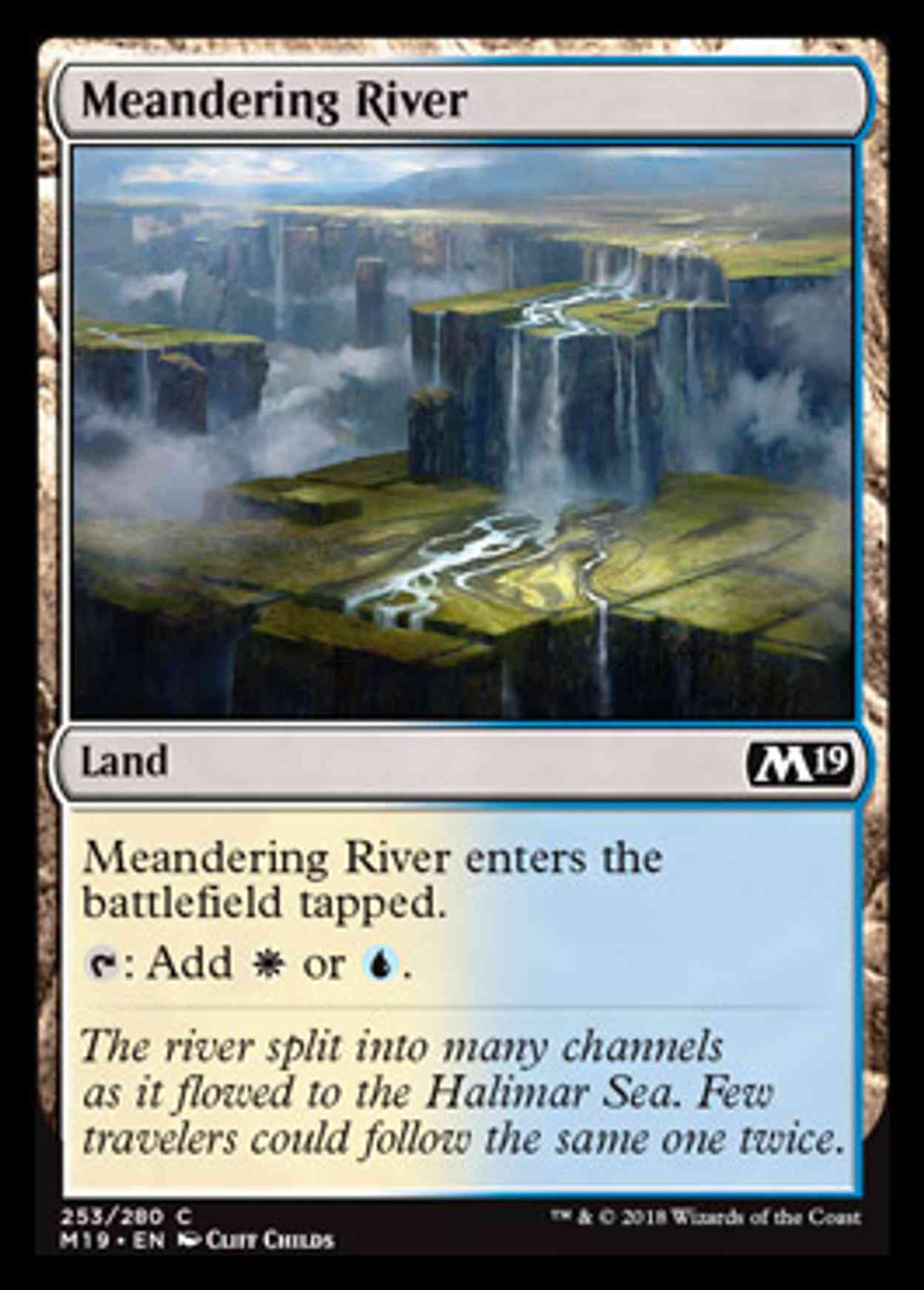 Meandering River magic card front