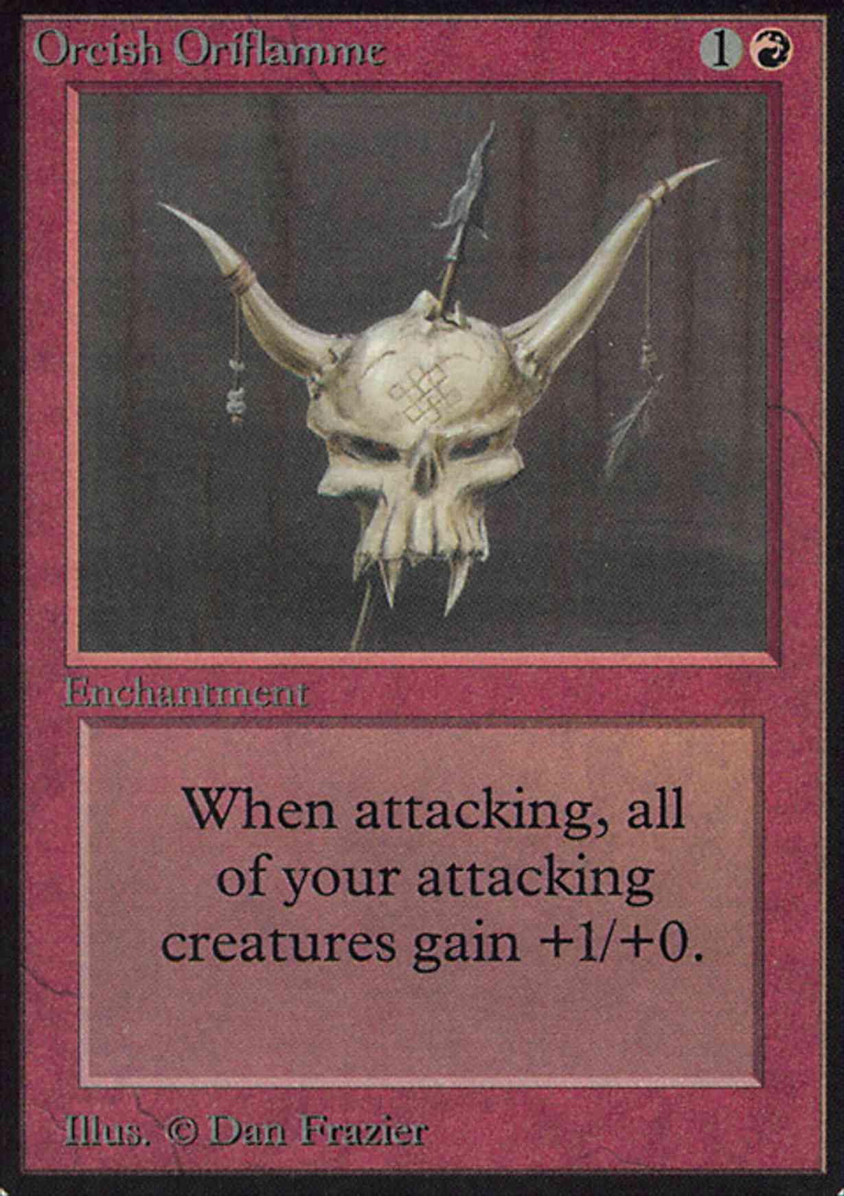 Orcish Oriflamme magic card front
