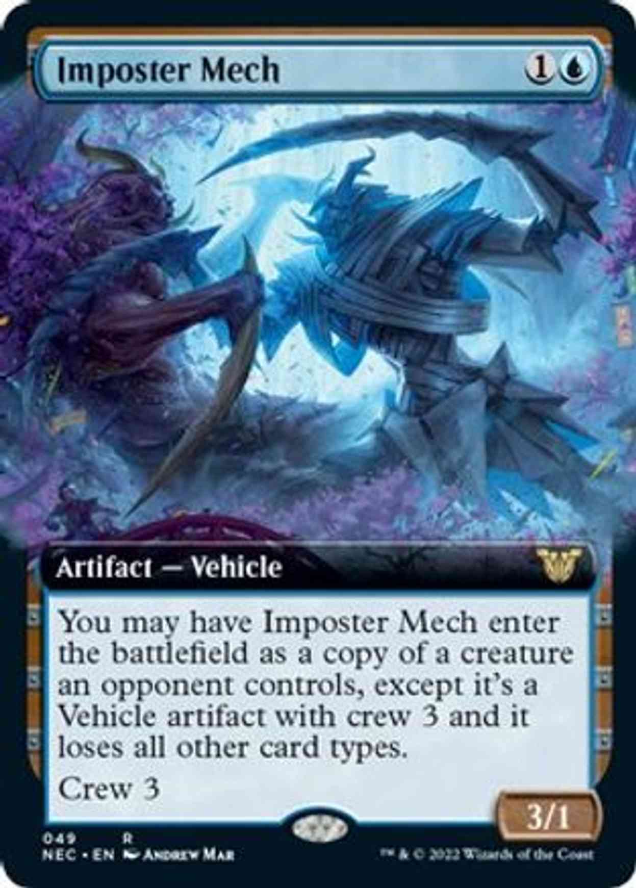 Imposter Mech (Extended Art) magic card front