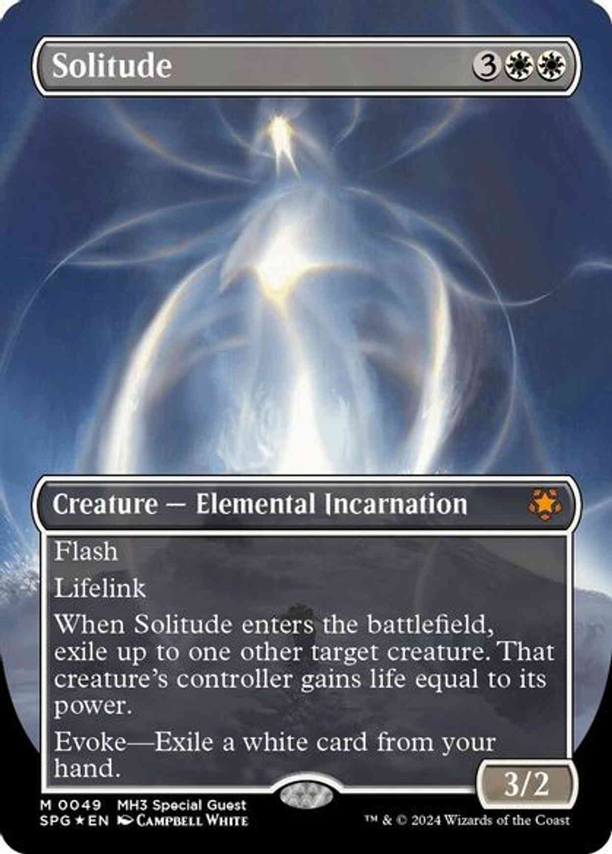 Solitude (Borderless) (Textured Foil) magic card front