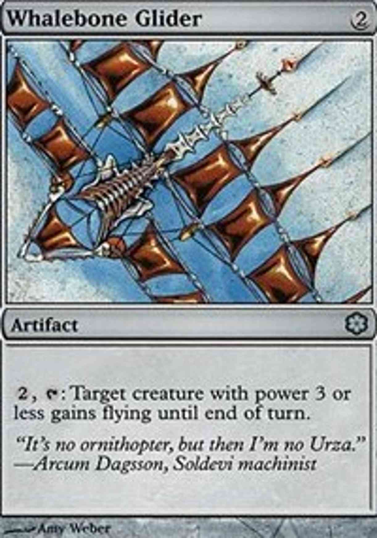 Whalebone Glider magic card front
