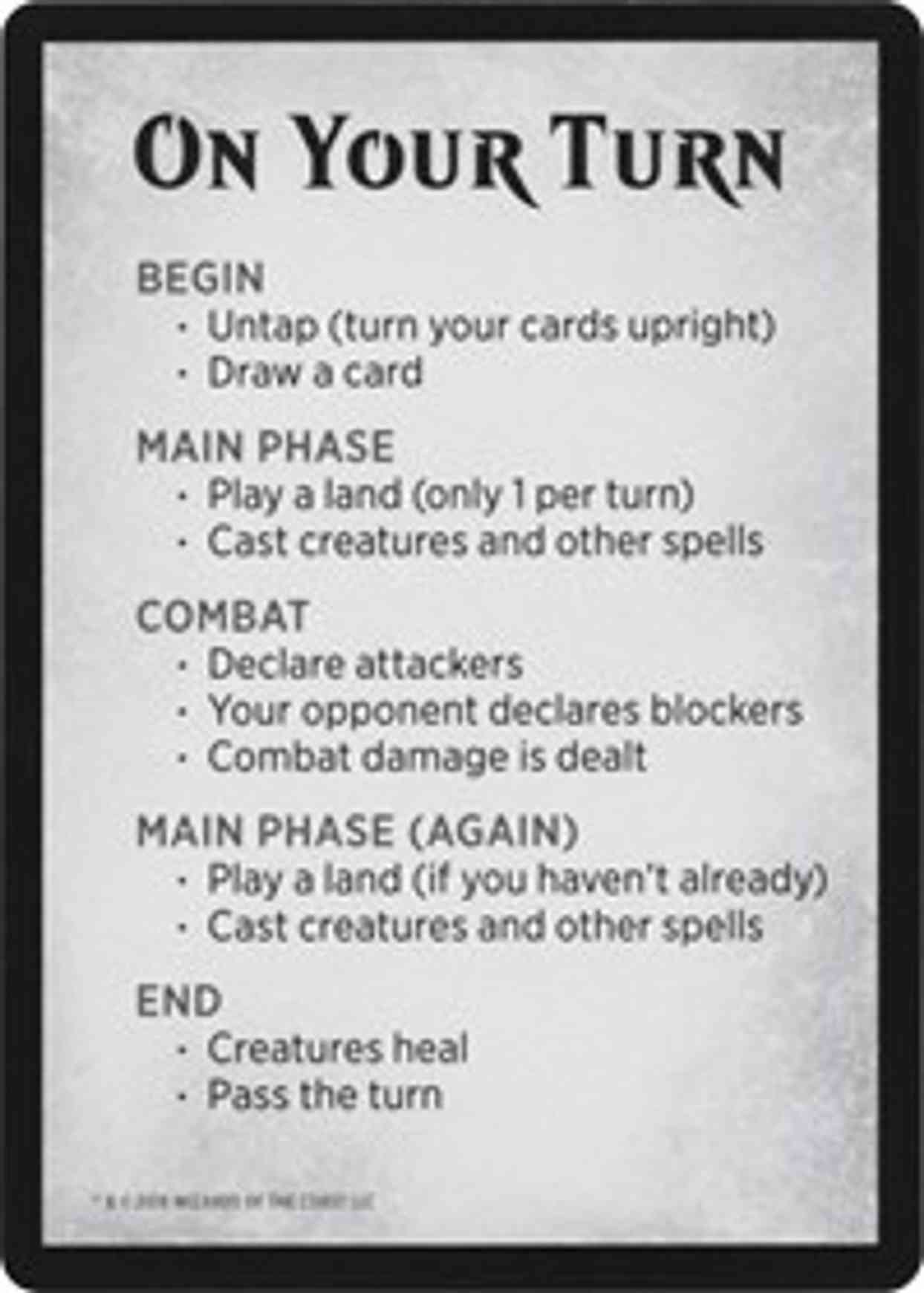 Rules Card (WAR Bundle) magic card front