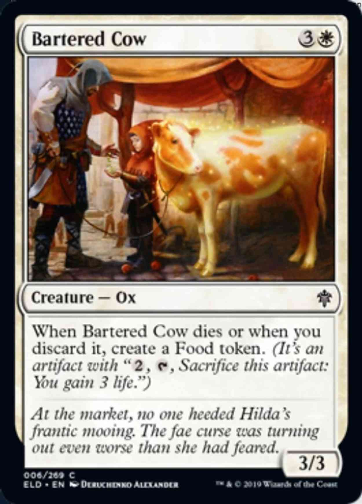 Bartered Cow magic card front