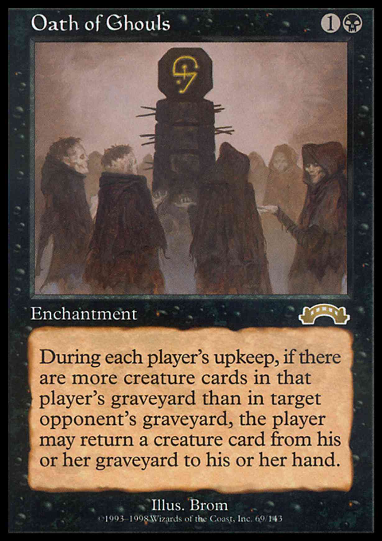 Oath of Ghouls magic card front